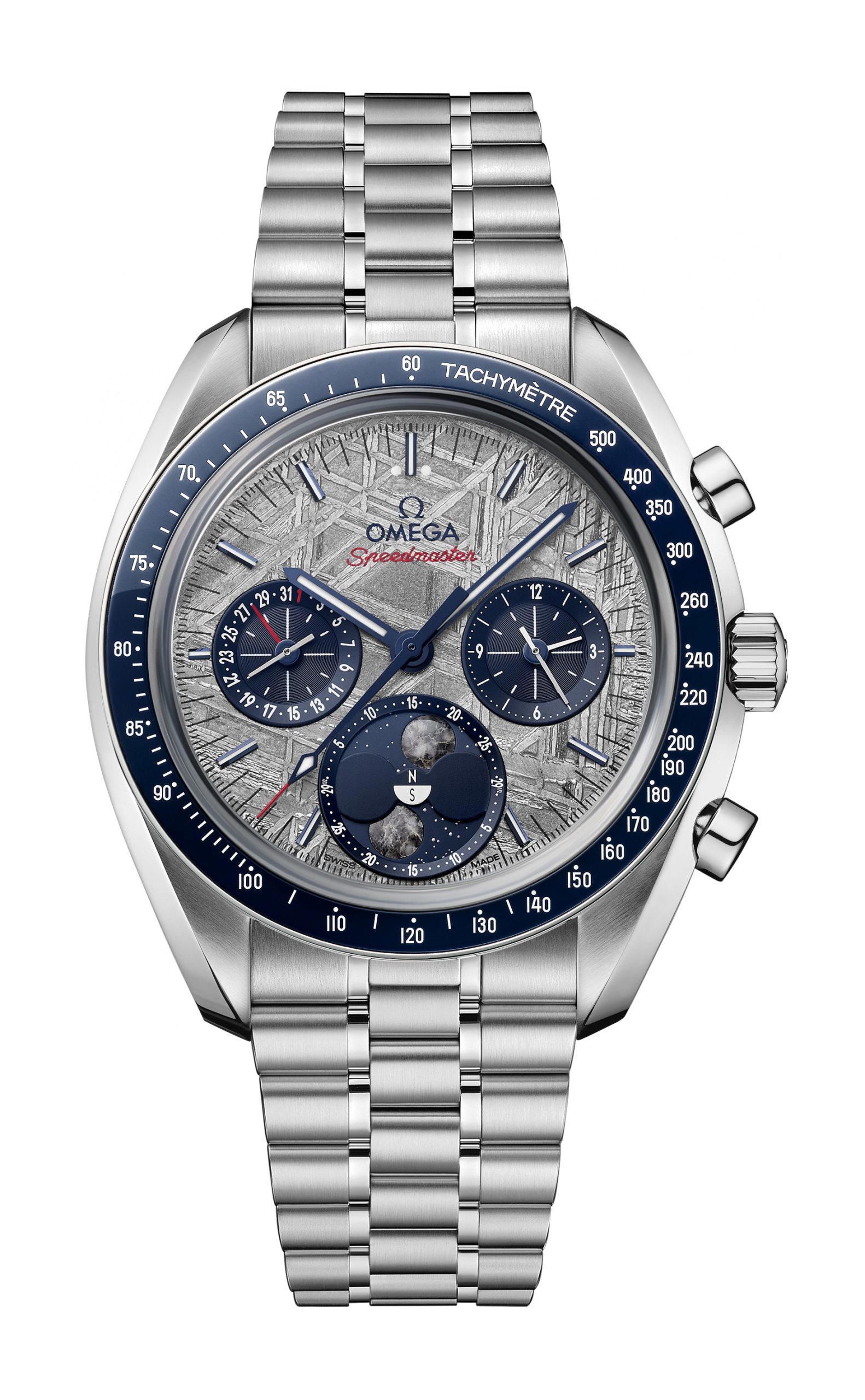 Omega Speedmaster Moonphase Meteorite