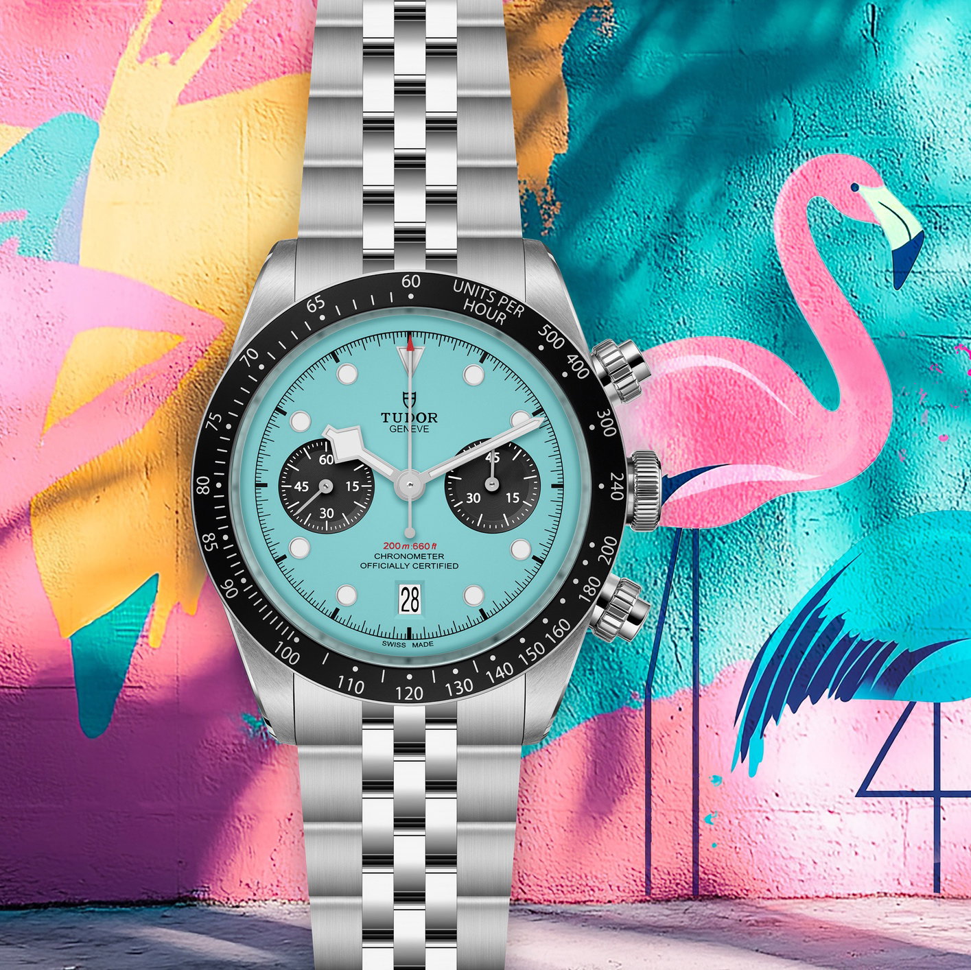 TUDOR Black Bay Chrono „Flamingo Blue“
