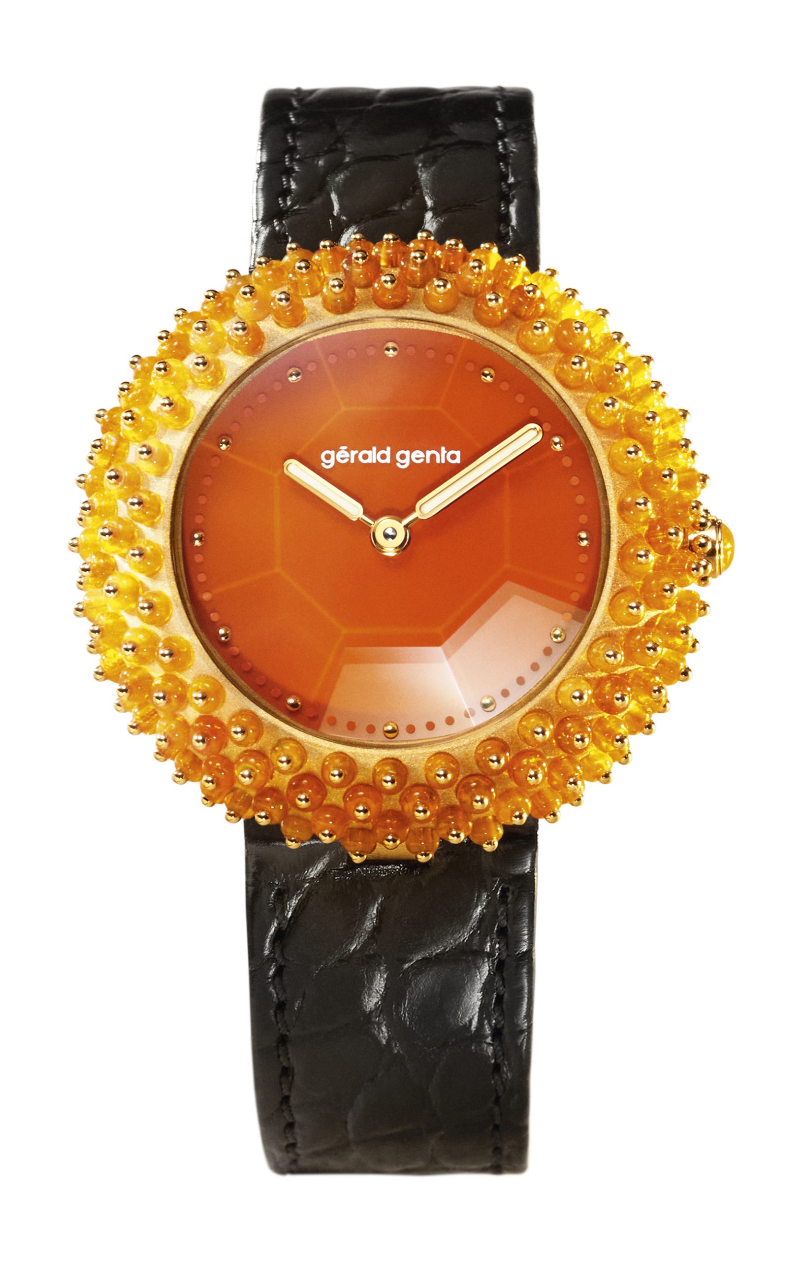 Gerald Genta Gentissima Oursin 36 Fire Opal