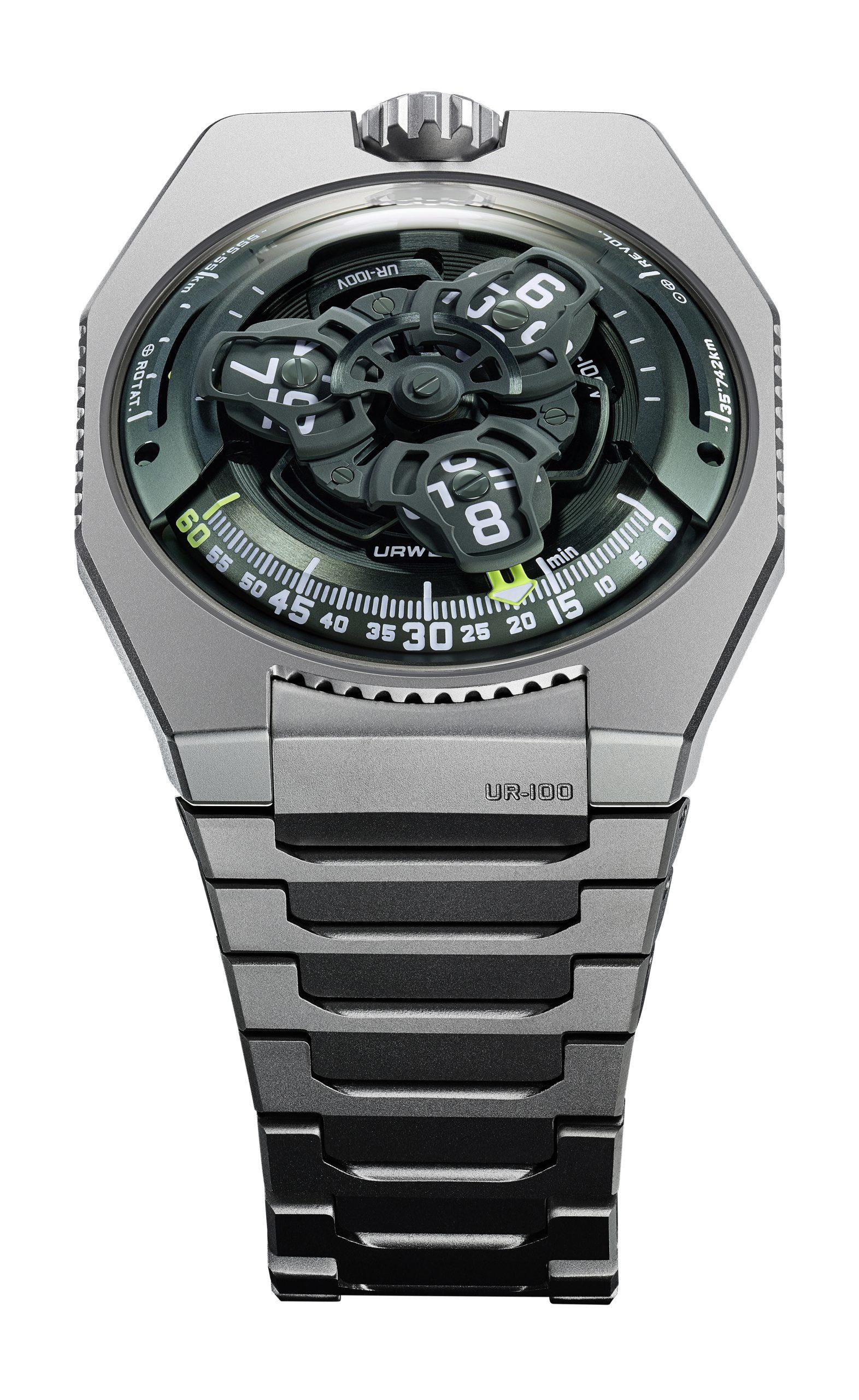 Urwerk UR-100V Magic T Hunter Green
