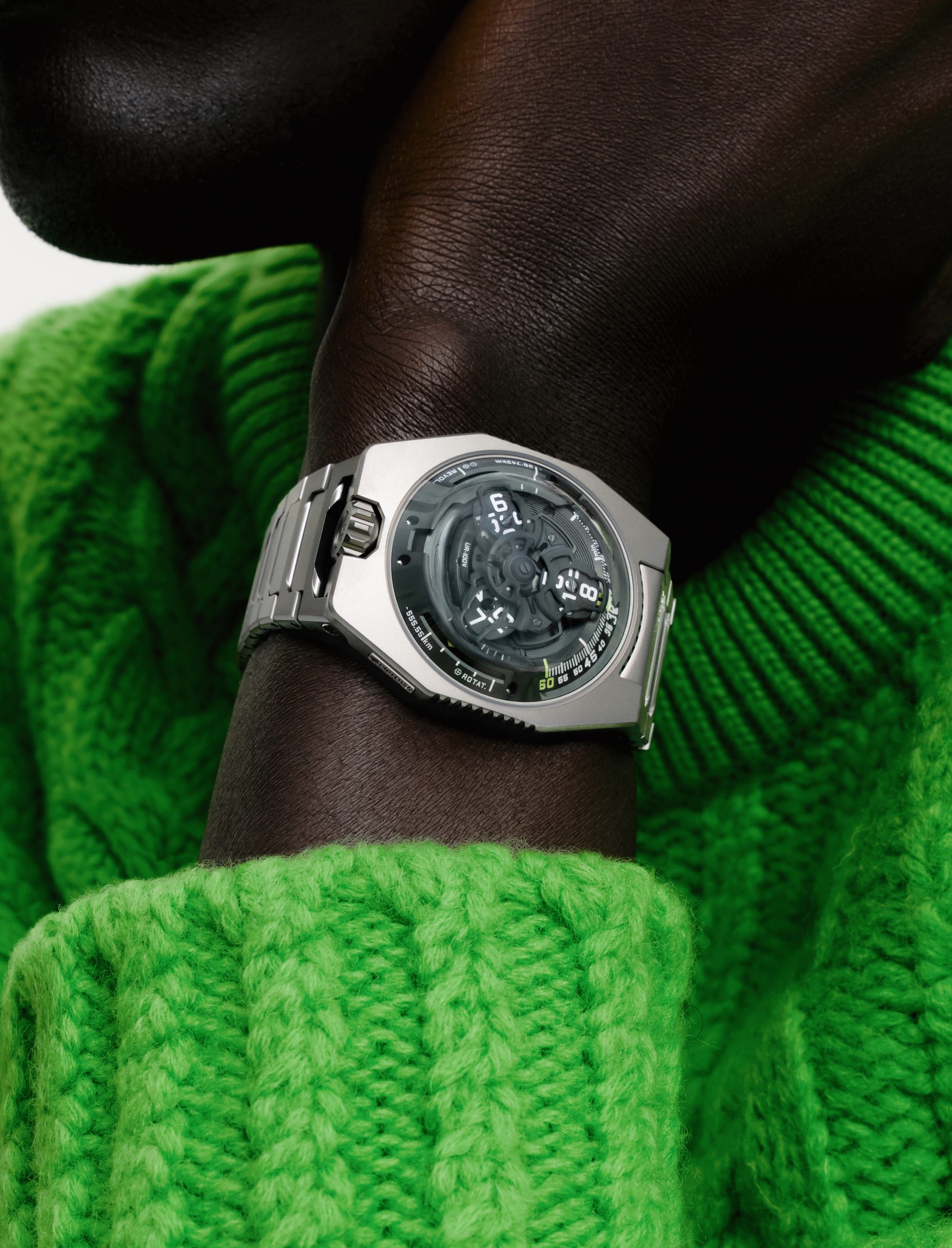Urwerk UR-100V Magic T Hunter Green