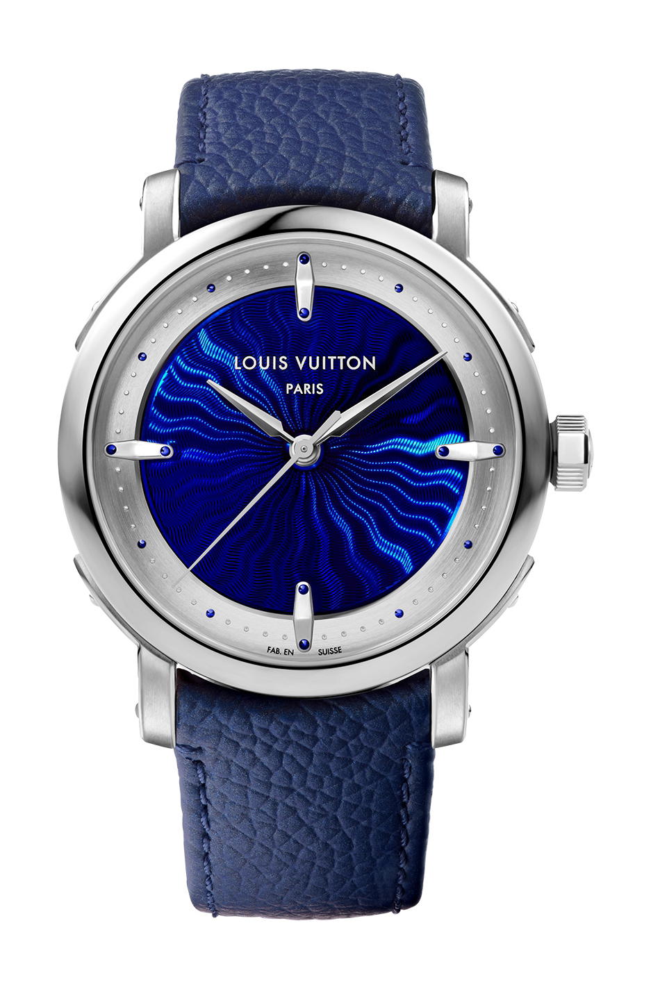 Louis Vuitton Escale 39 Platinum Guilloche and Grand Feu Enamel