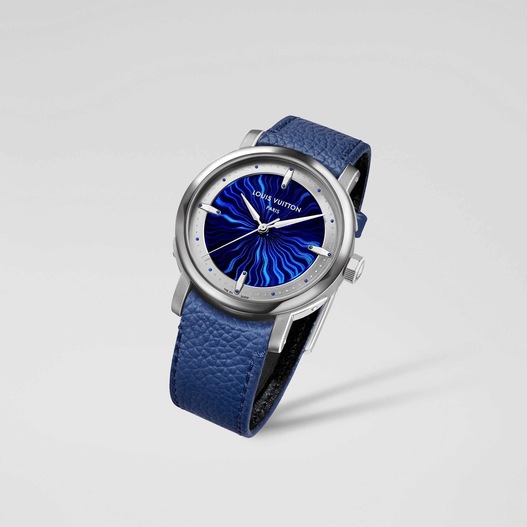Louis Vuitton Escale 39 Platinum Guilloche and Grand Feu Enamel