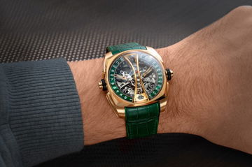 Cyrus Klepcys Vertical Skeleton Tourbillon Malachite