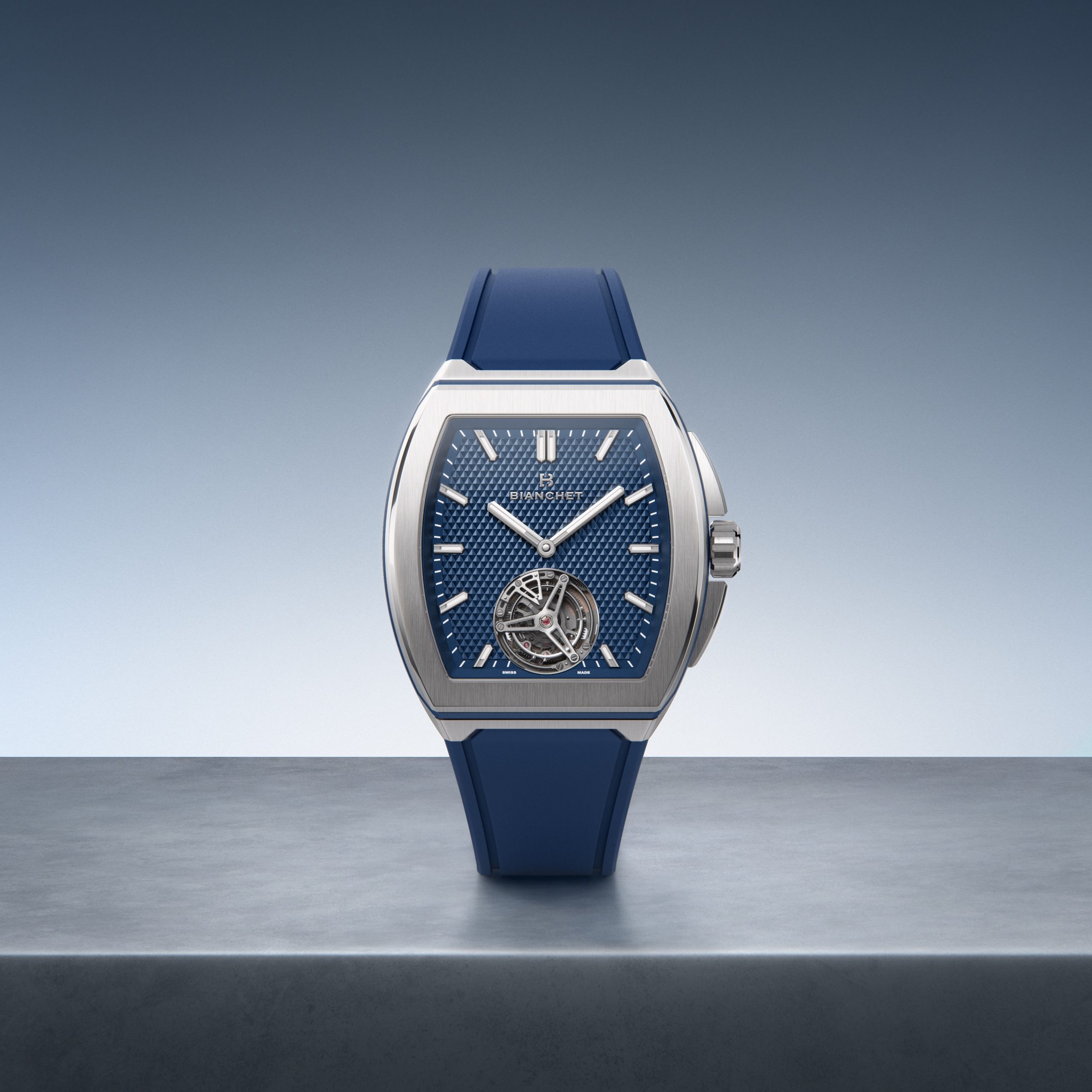 Bianchet UltraFino Titanium Dial Blue