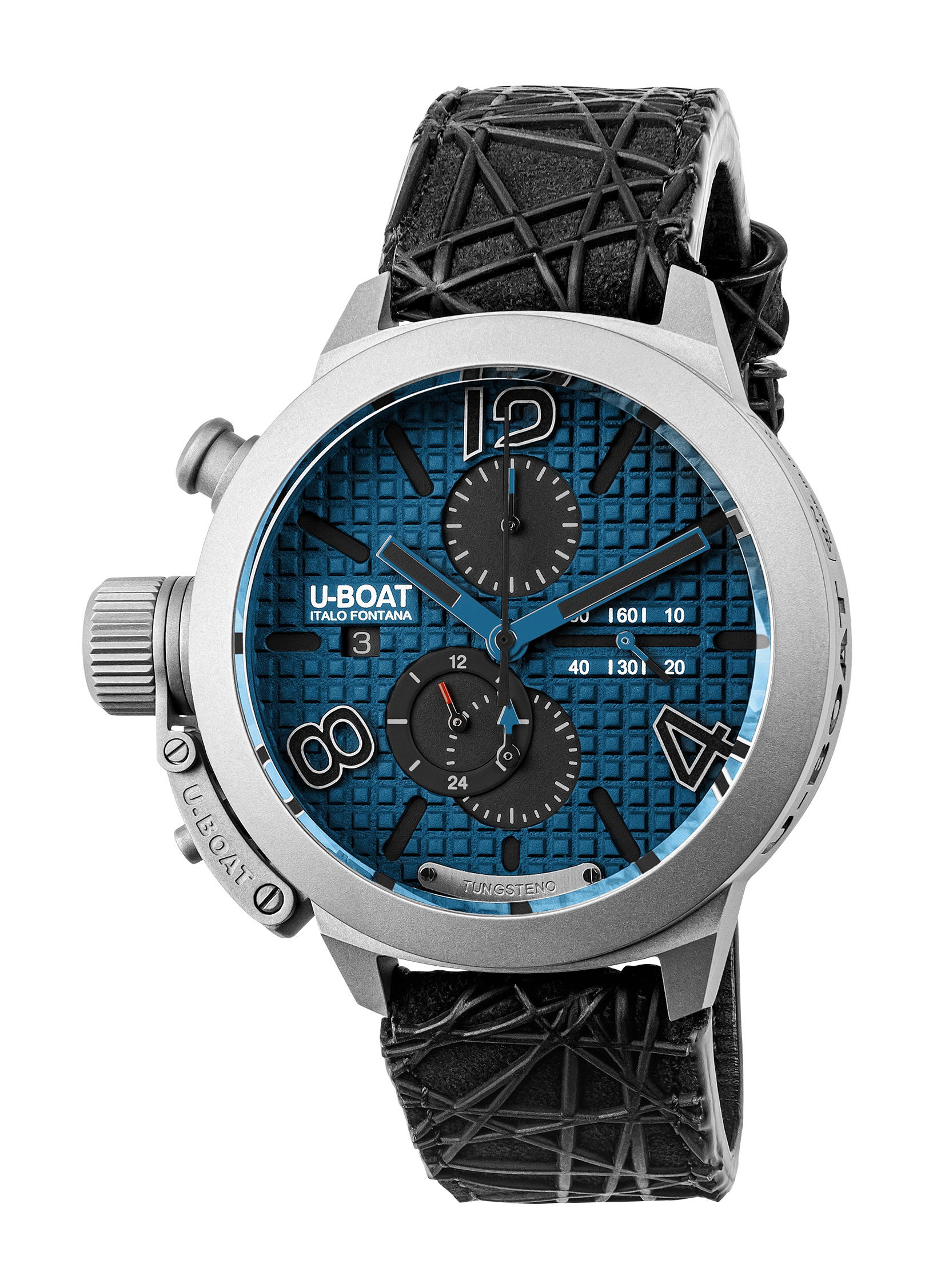 U-Boat Classico 45 Titanium Tungsten Blue