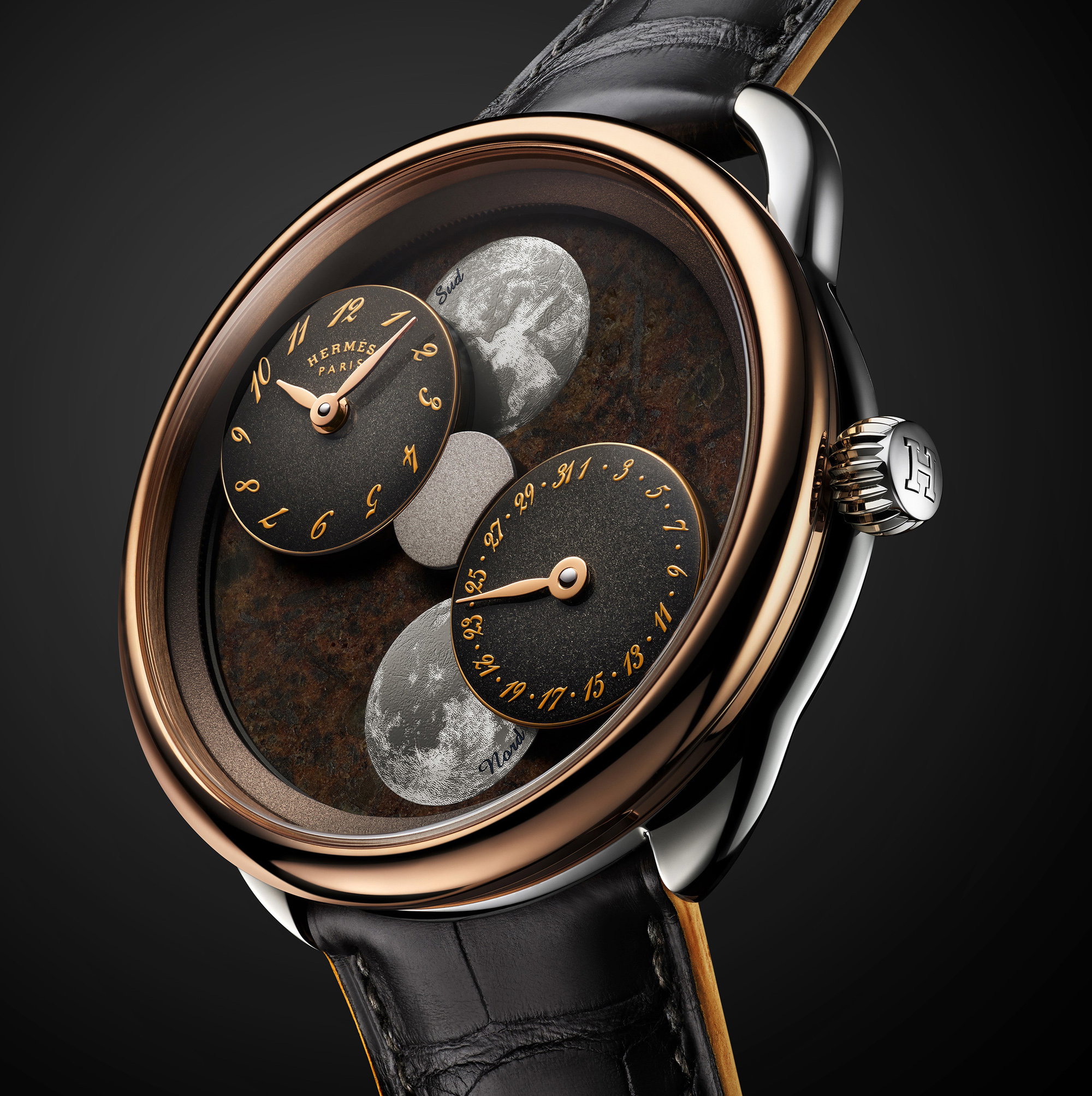 Hermès Arceau L'Heure de la Lune Erg Chech Set