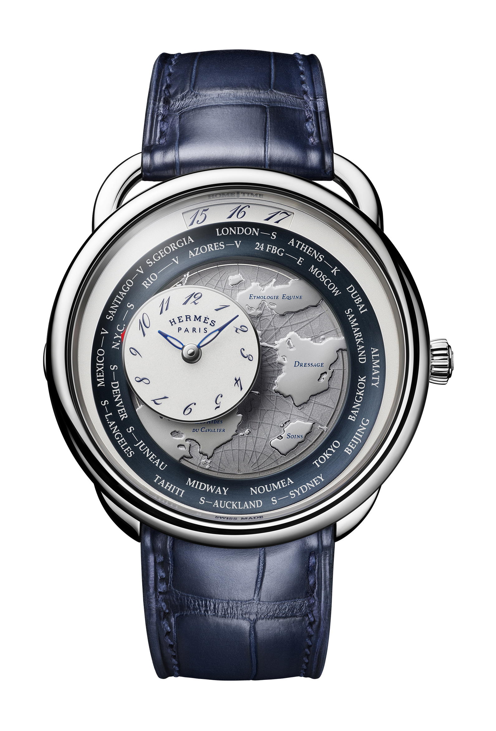Hermès Arceau Le Temps Voyageur Or Blanc