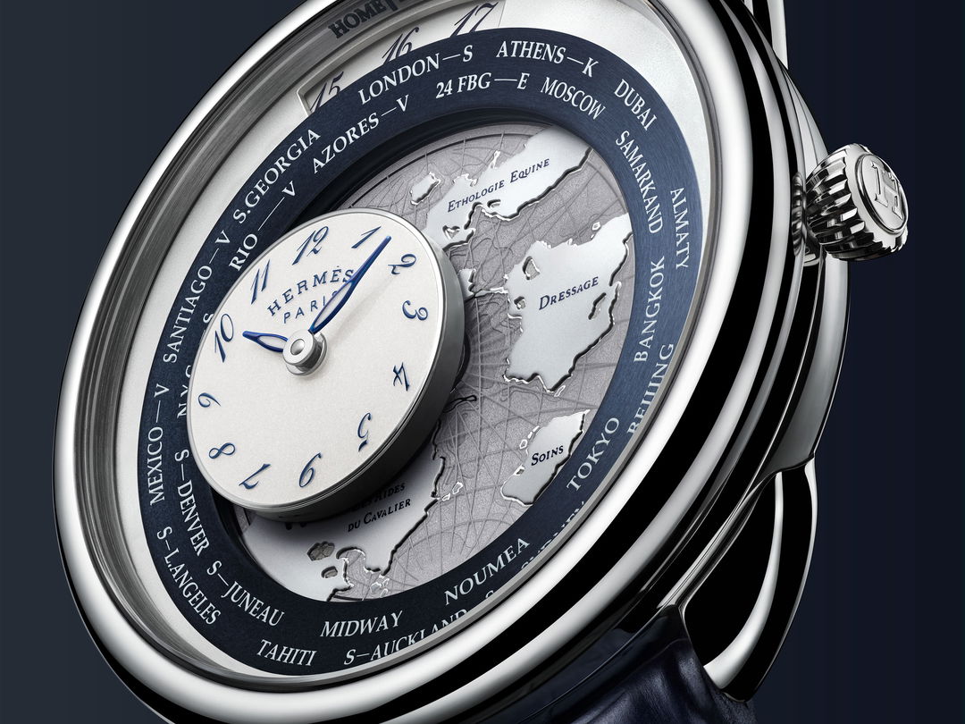 Hermès Arceau Le Temps Voyageur White Gold – 404995WW00