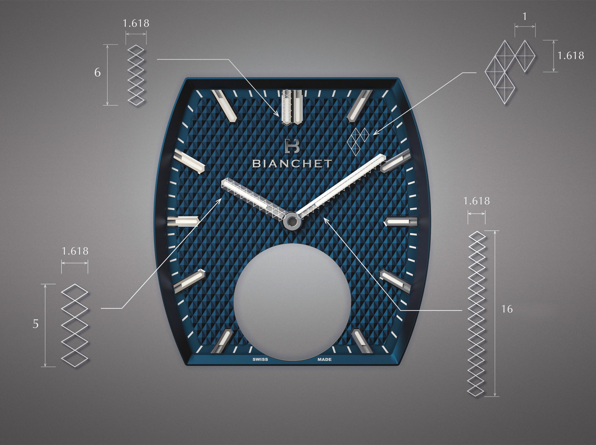 UltraFino Titanium Dial Blue - Image 3