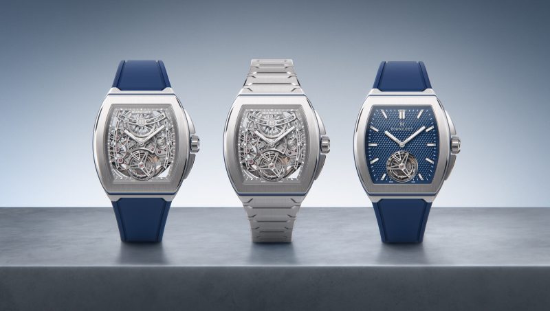 Bianchet B 1.618 Flying Tourbillon UltraFino Titanium Skeleton Blue