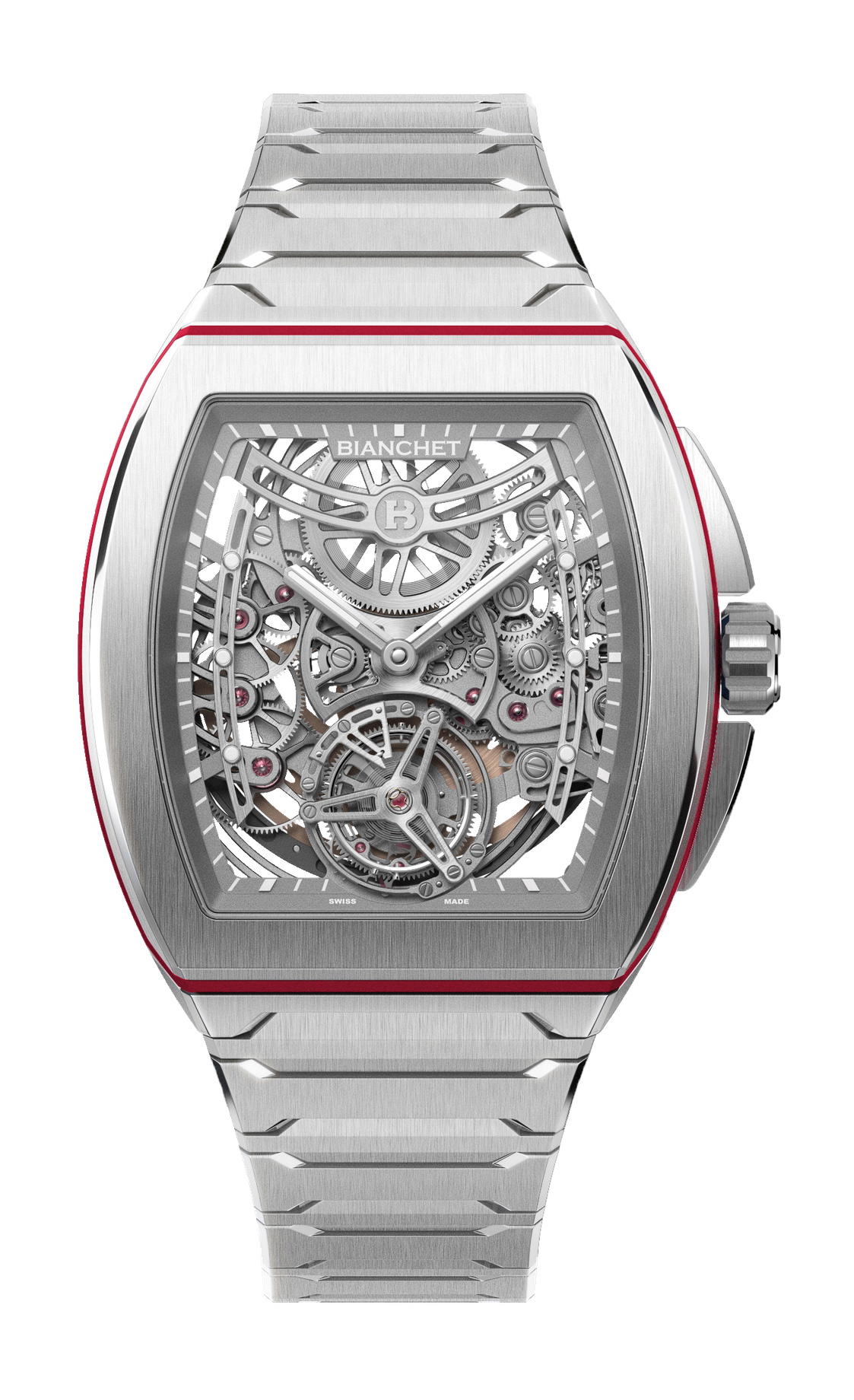 Bianchet UltraFino Titanium Skeleton Red