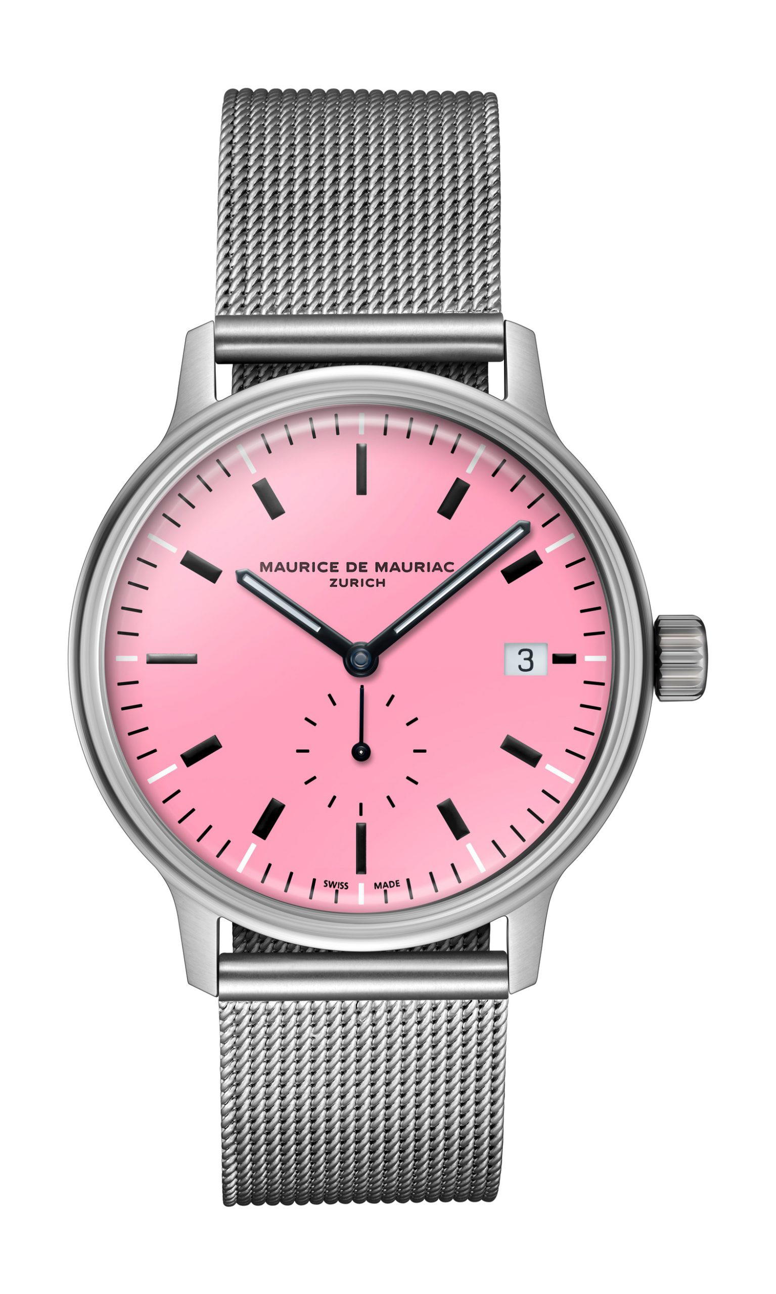 Maurice de Mauriac L3 Small Seconds Cherry Blossom