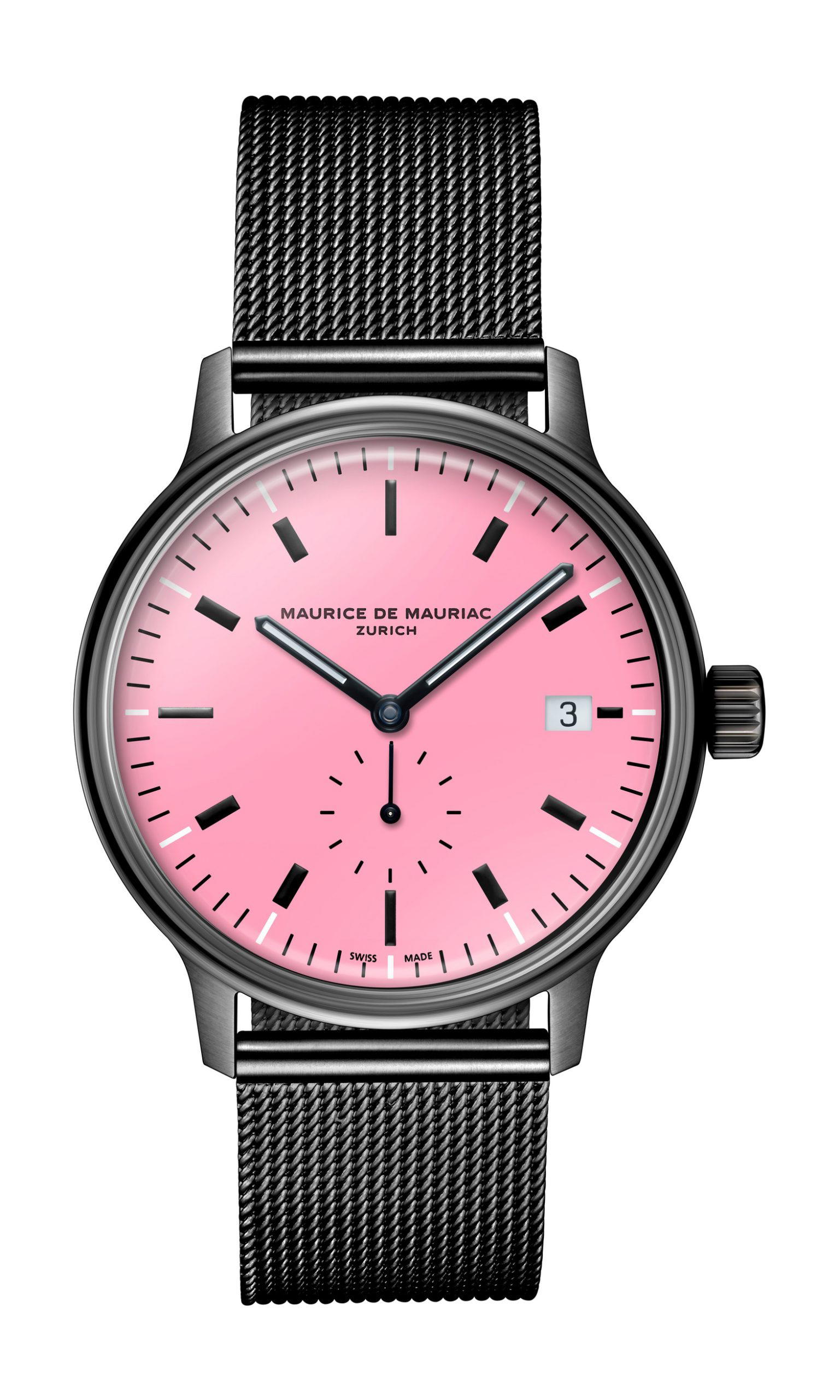 Maurice de Mauriac L3 Small Seconds Cherry Blossom