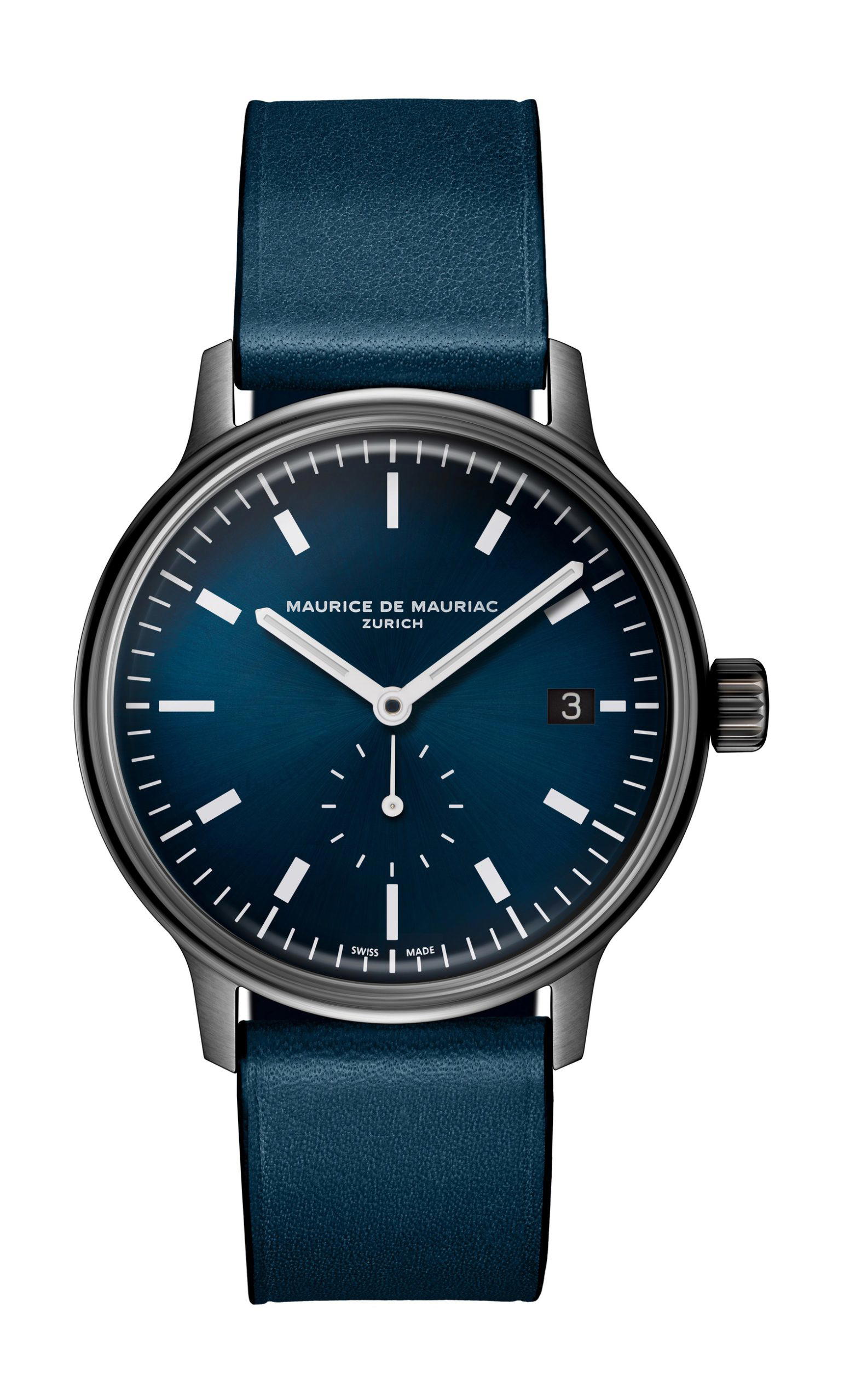 Maurice de Mauriac L3 Small Seconds Spheric Blue