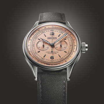 Angelus Chronographe Télémètre Steel Rose