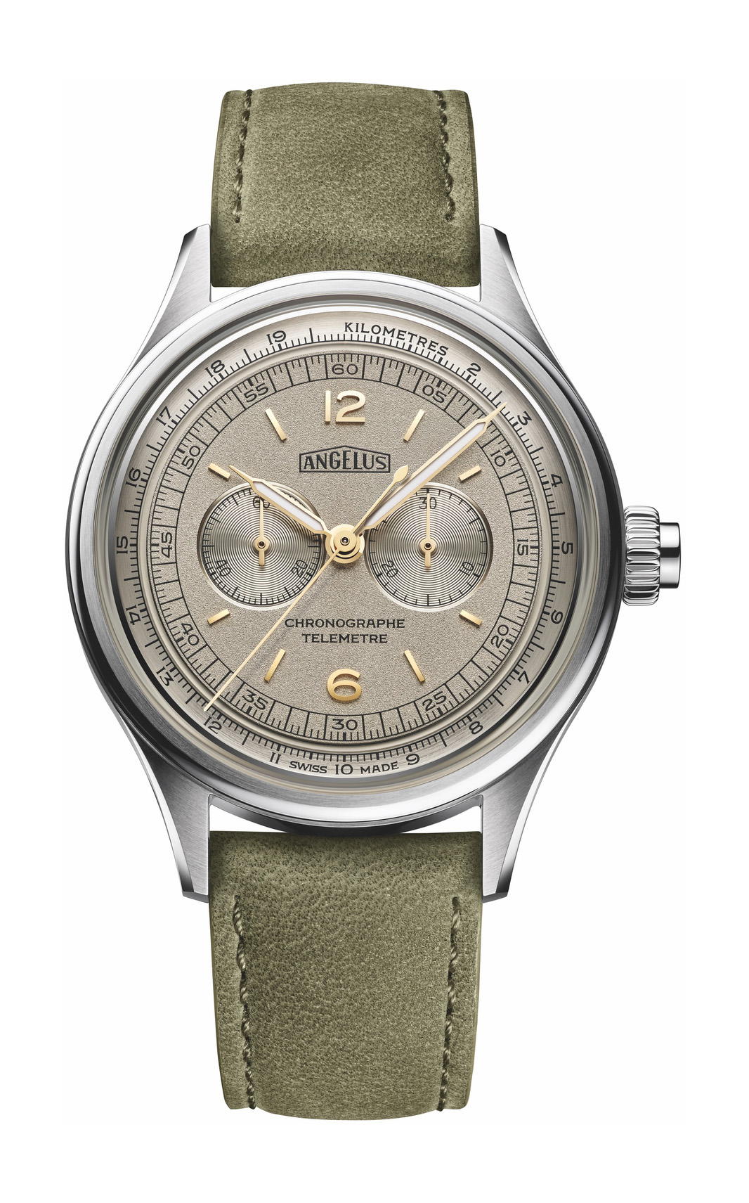Angelus Chronographe Télémètre Steel Gray