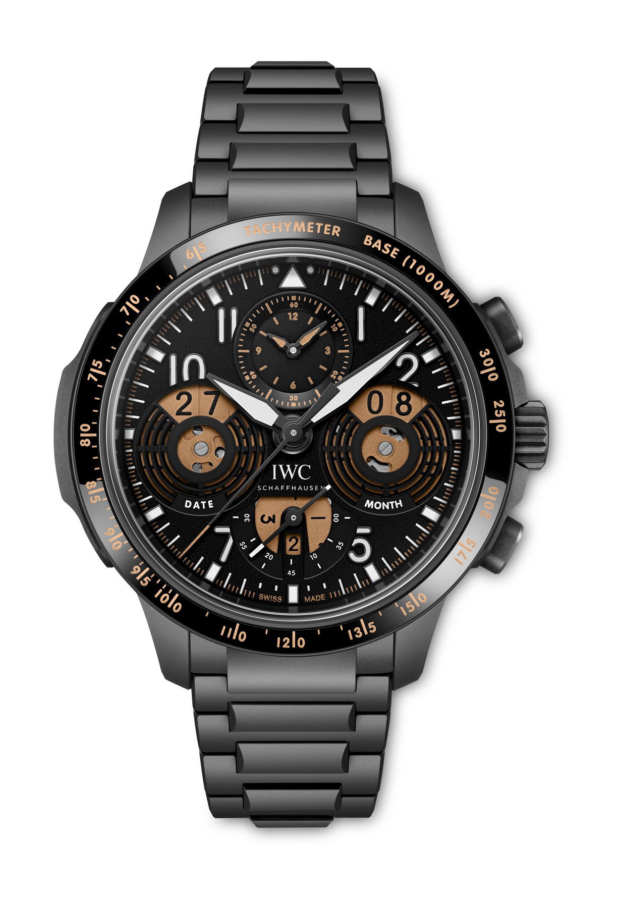 IWC Schaffhausen Pilot’s Watch Performance Chronograph Perpetual Calendar Digital Date-Month