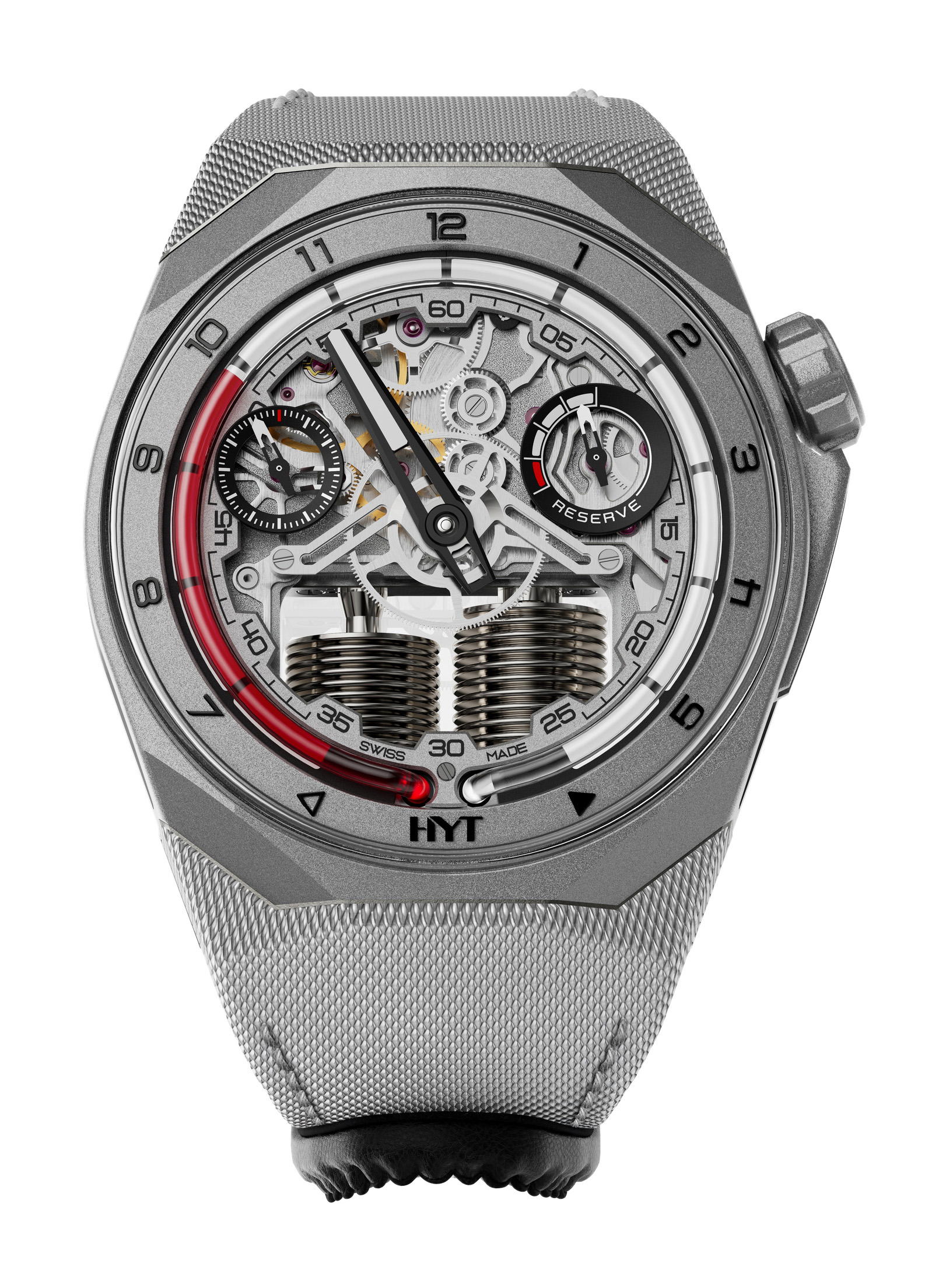 HYT S1 Titanium Beadblasted Titanium Red