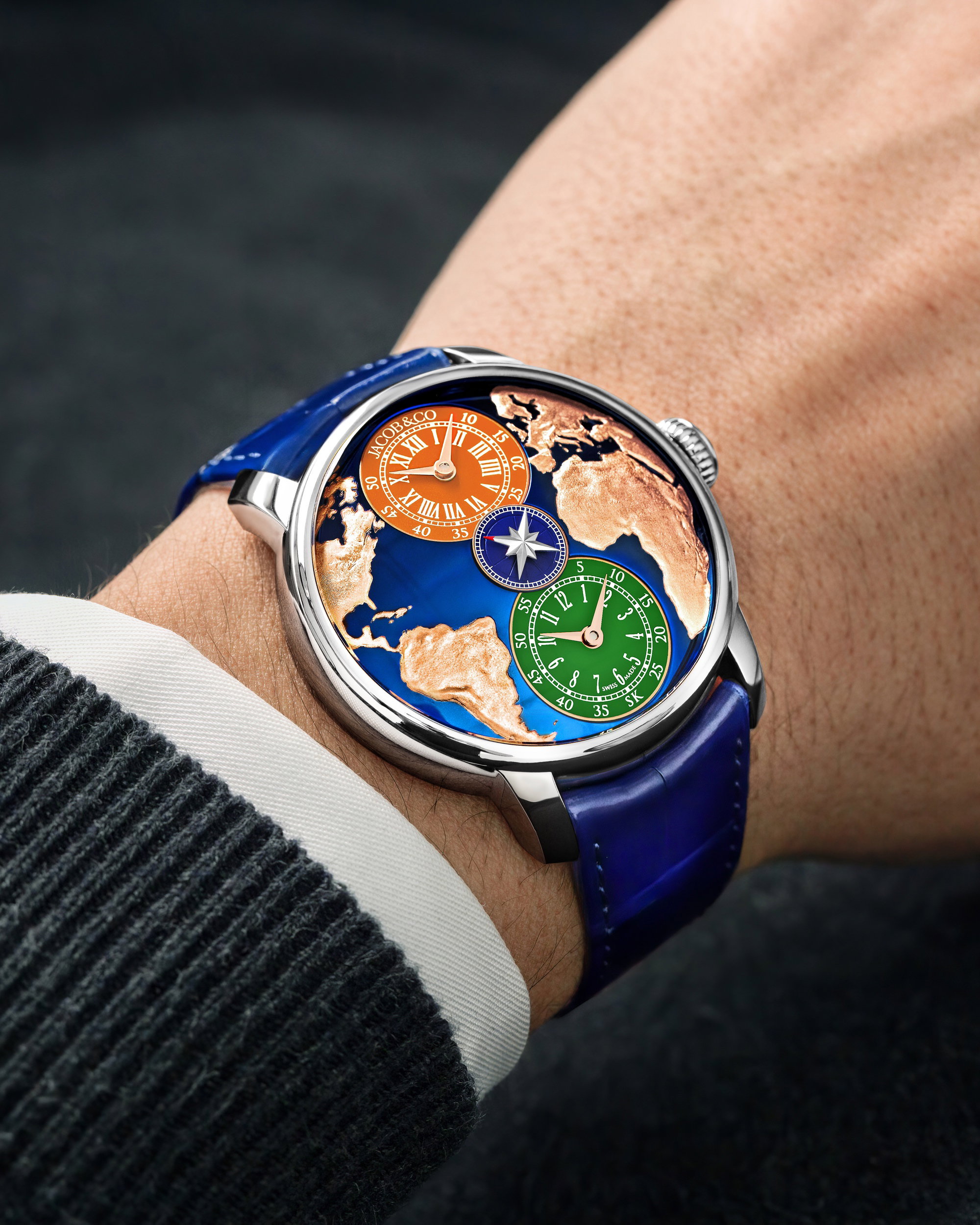Jacob & Co The World Is Yours Dual Time Zone Salman Khan