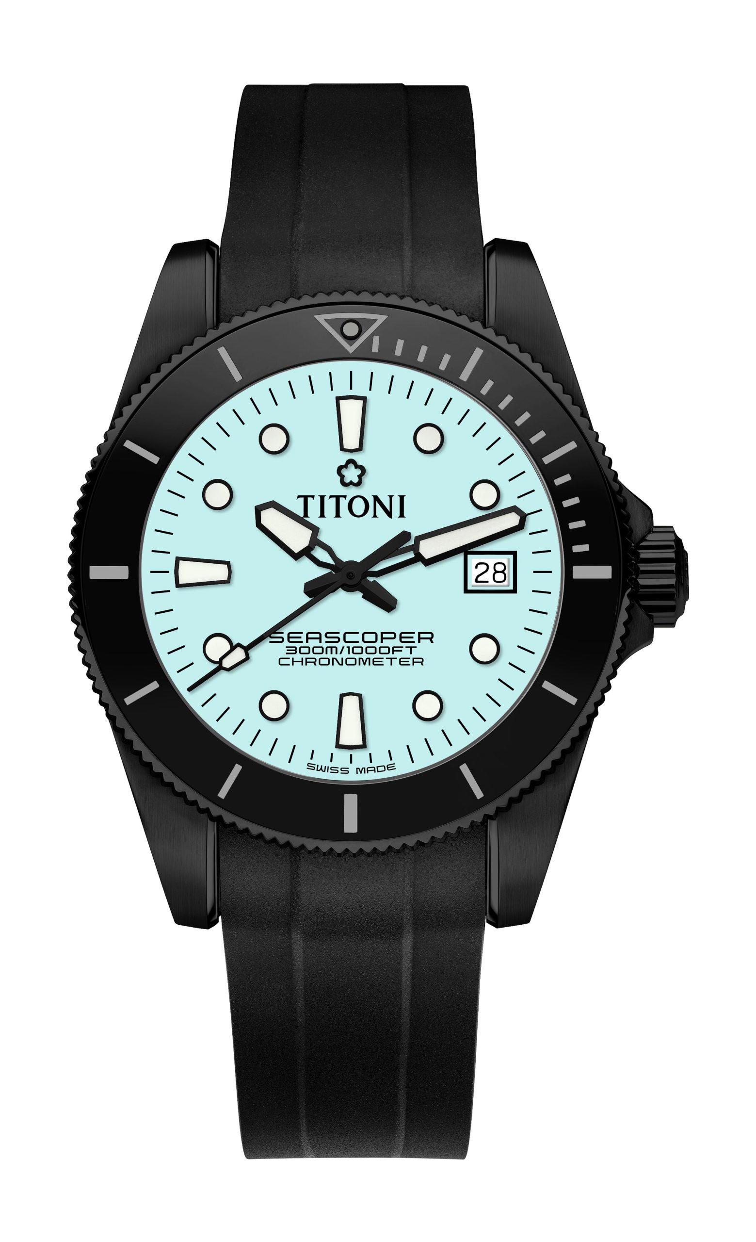 Titoni Seascoper 300 DLC Ice Blue