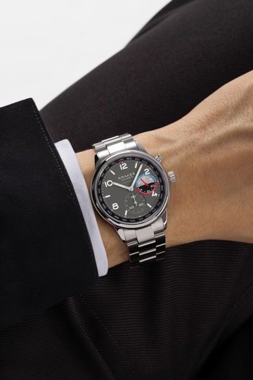 Nomos Glashütte Club Sport neomatik Worldtimer Volcano