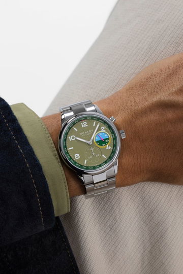 Nomos Glashütte Club Sport neomatik Worldtimer Jungle