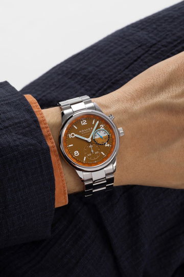 Nomos Glashütte Club Sport neomatik Worldtimer Canyon