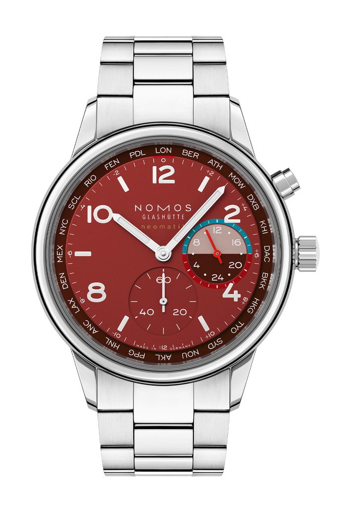 Club Sport neomatik Worldtimer Magma