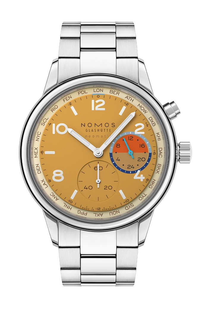 Club Sport neomatik Worldtimer Dune