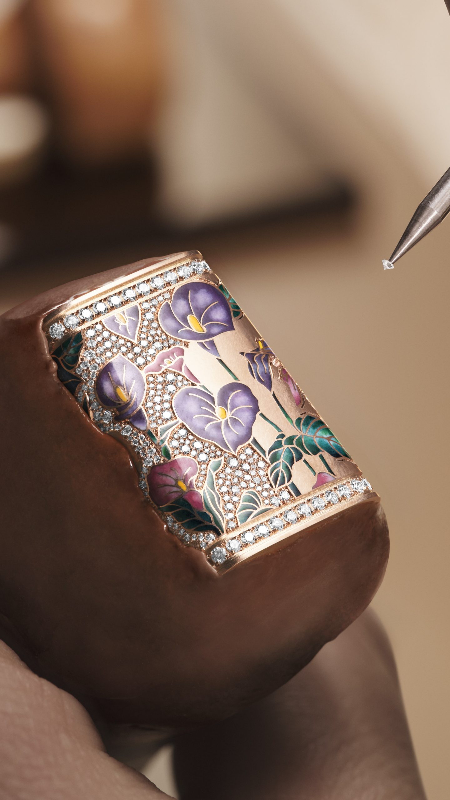 Jaeger-LeCoultre Reverso One Precious Flowers Purple Arums