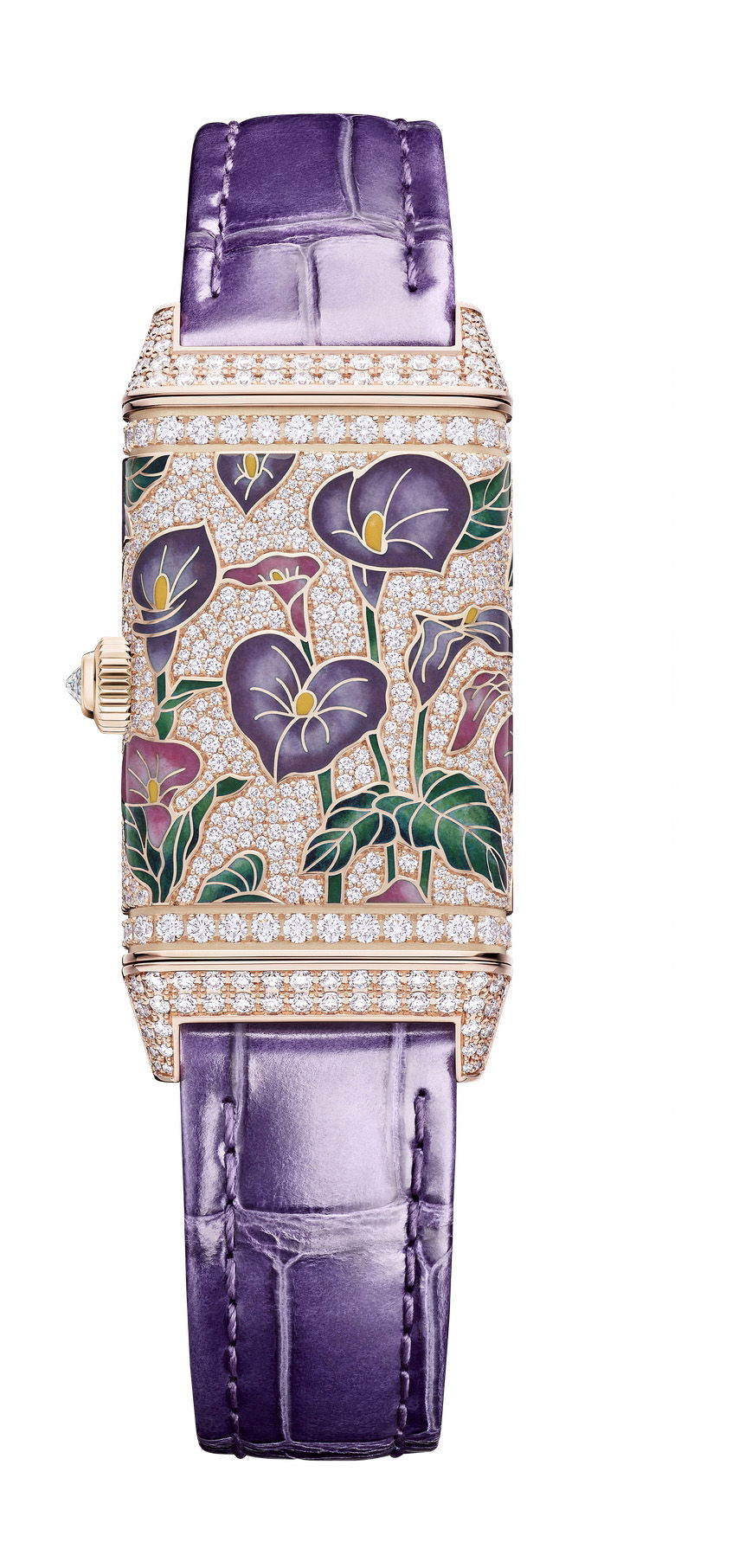 Jaeger-LeCoultre Reverso One Precious Flowers Purple Arums