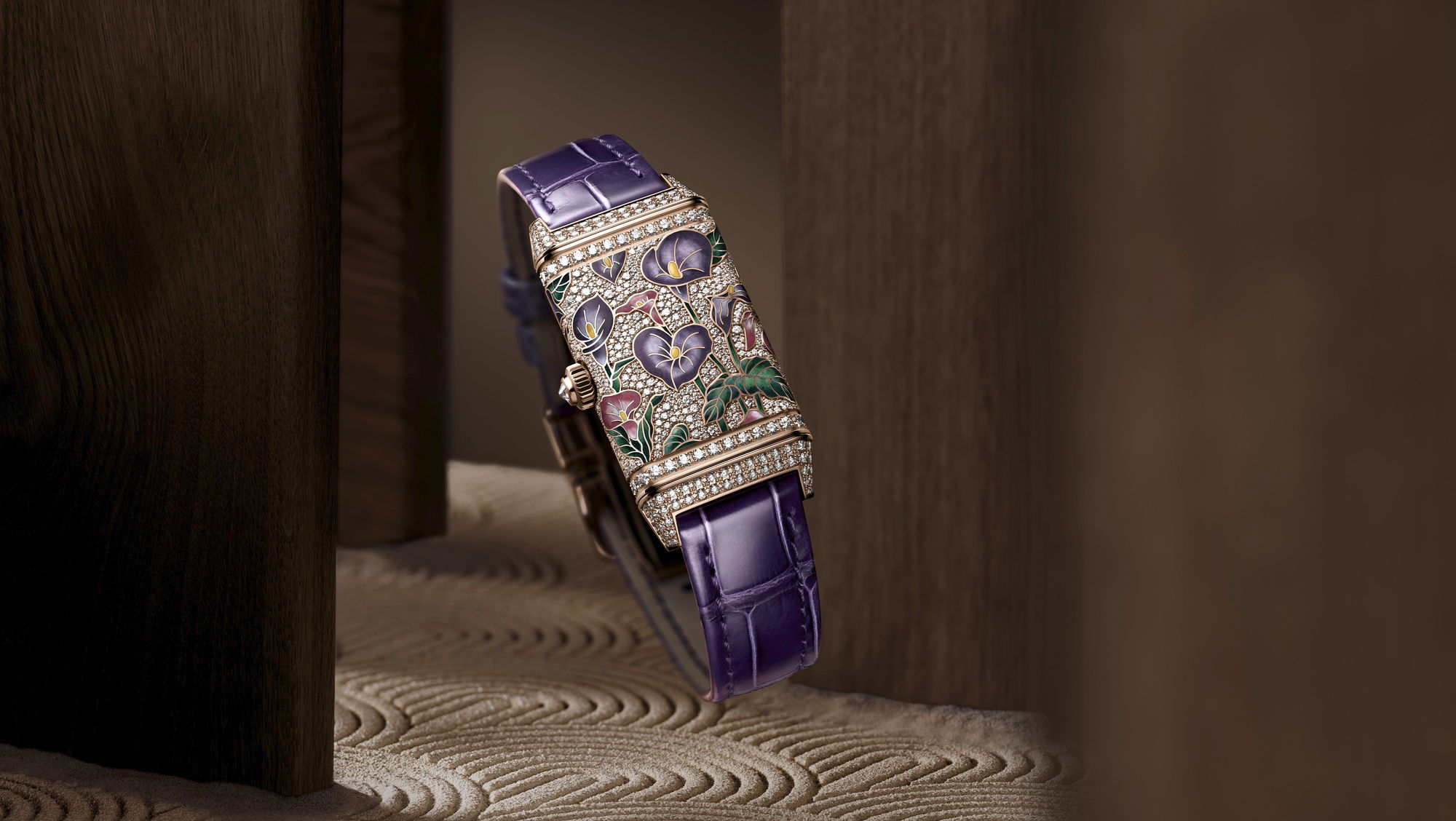 Jaeger-LeCoultre Reverso One Precious Flowers Purple Arums