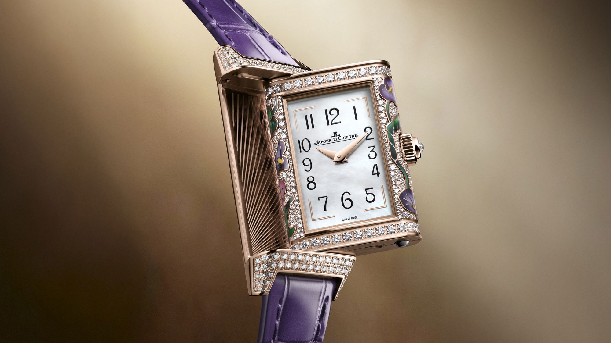 Jaeger-LeCoultre Reverso One Precious Flowers Purple Arums