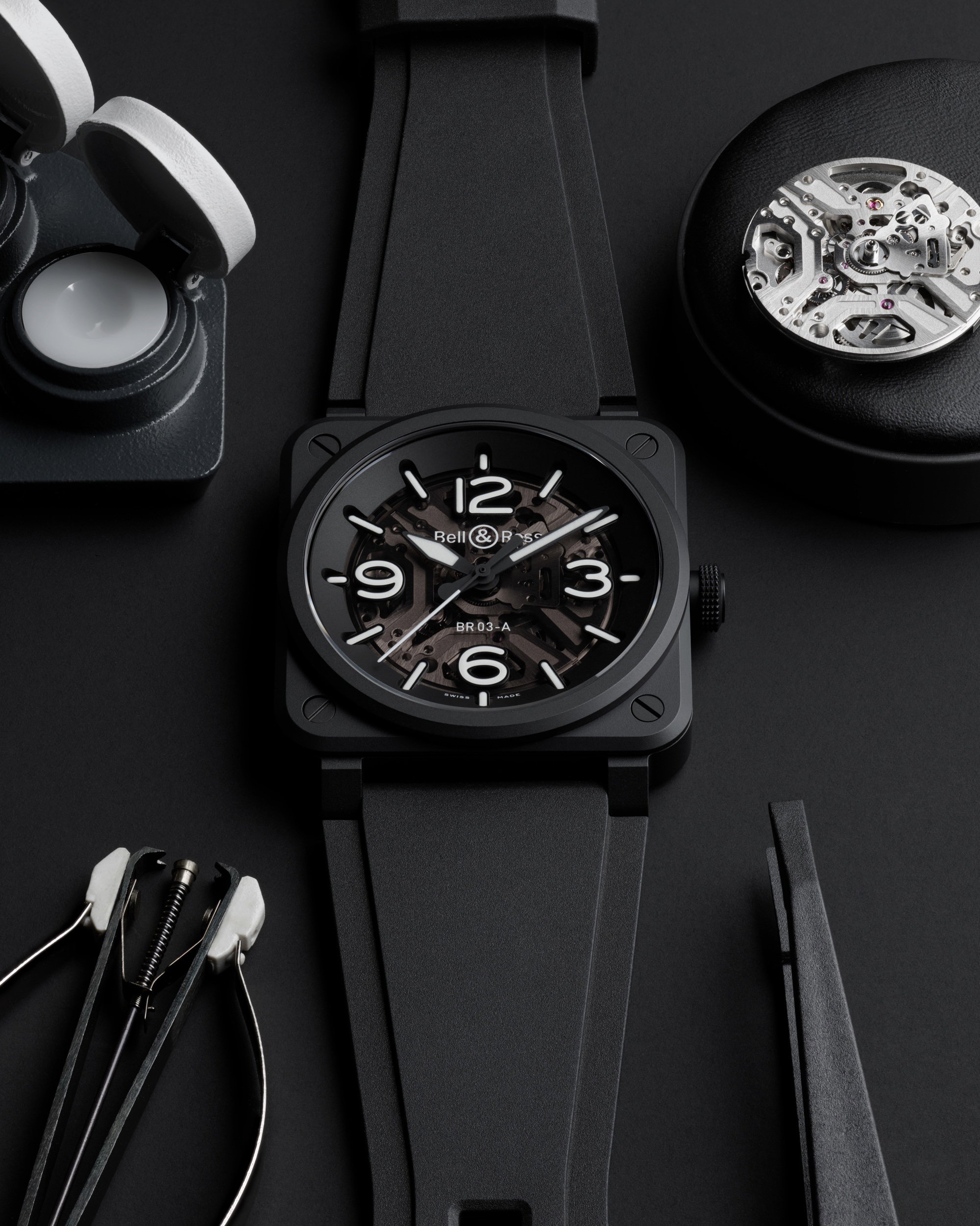 Bell & Ross BR-03 Skeleton Black Ceramic
