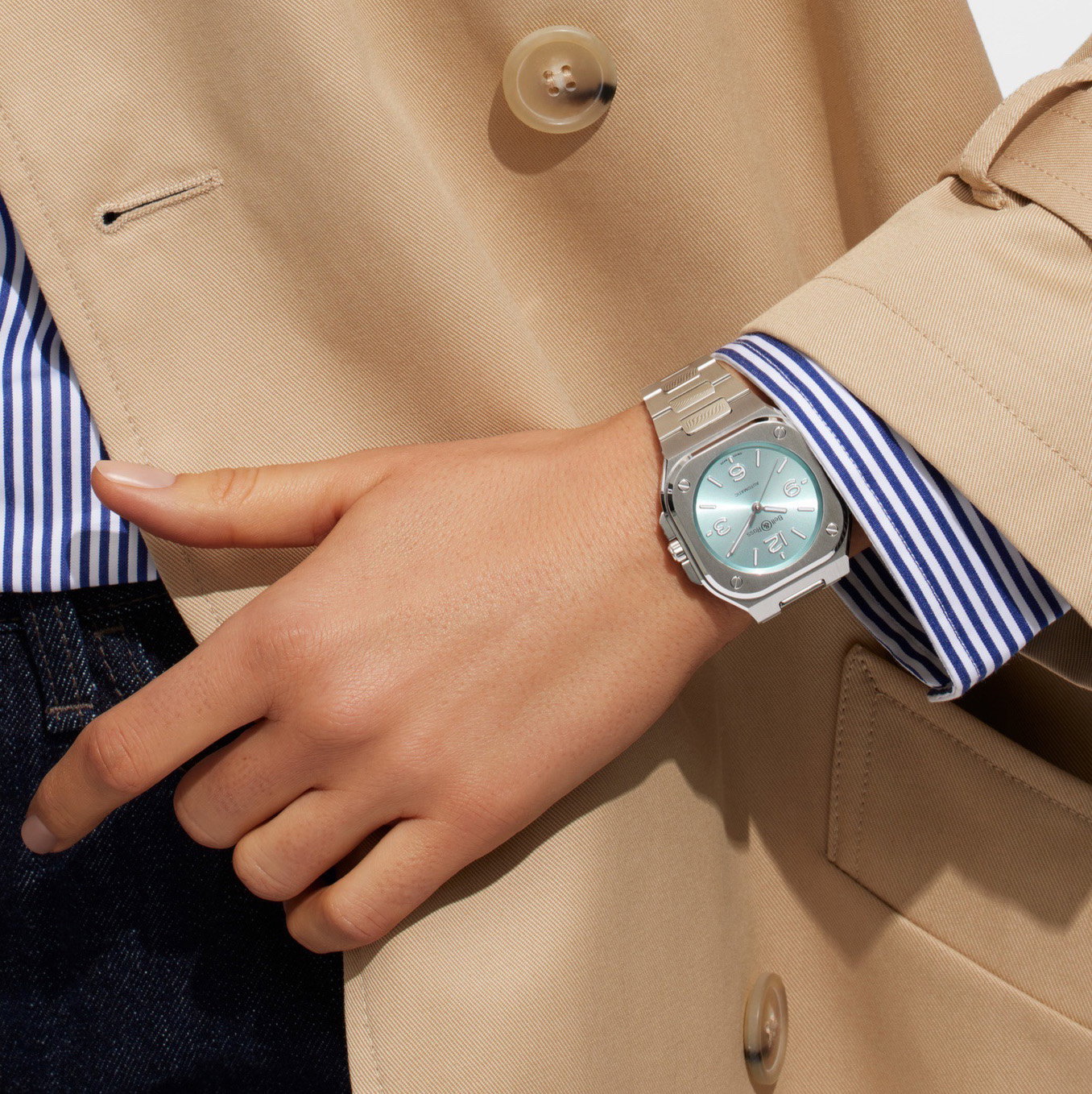 Bell & Ross BR-05 36 Ice Blue steel