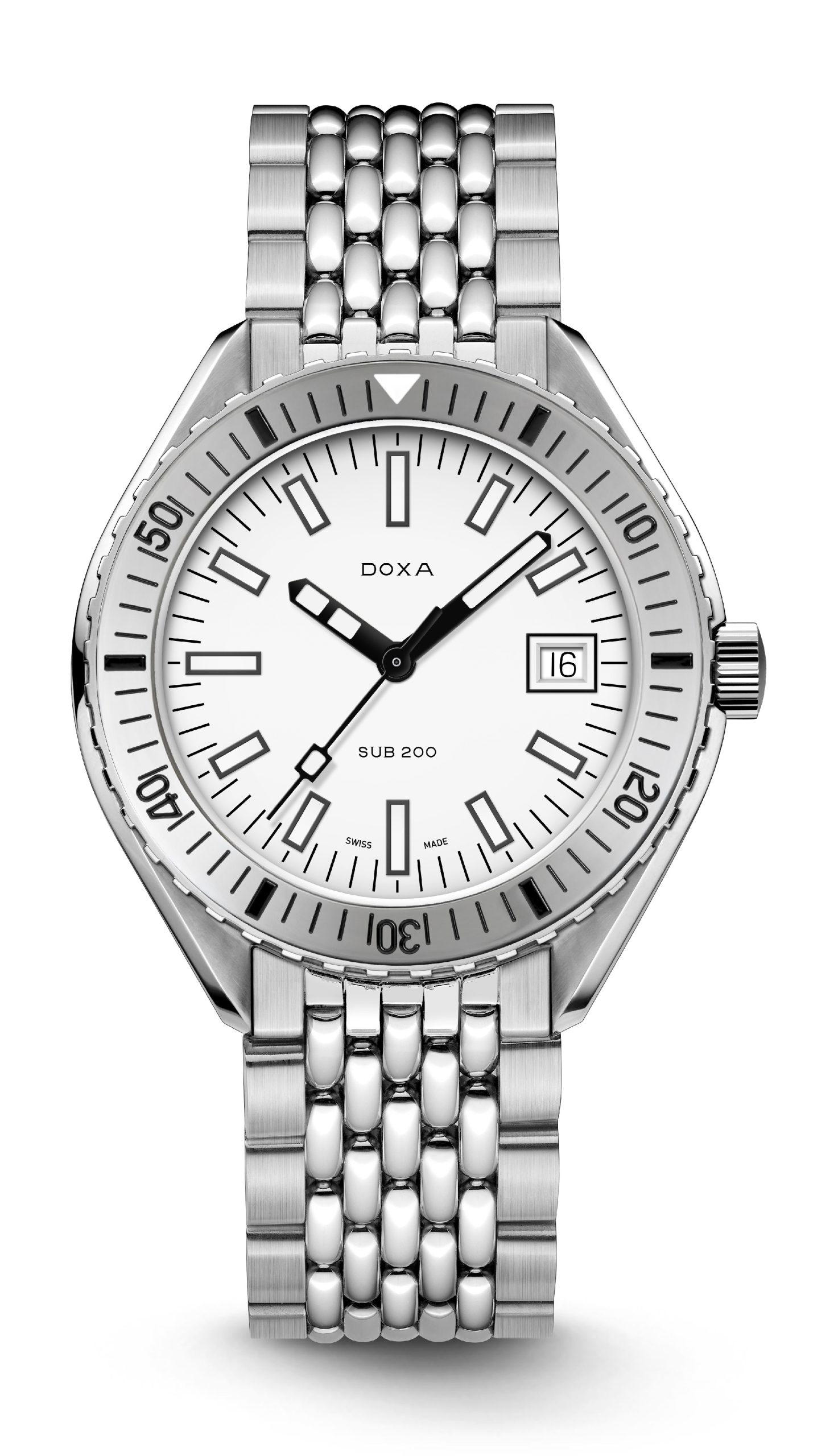 Doxa SUB 200 Whitepearl