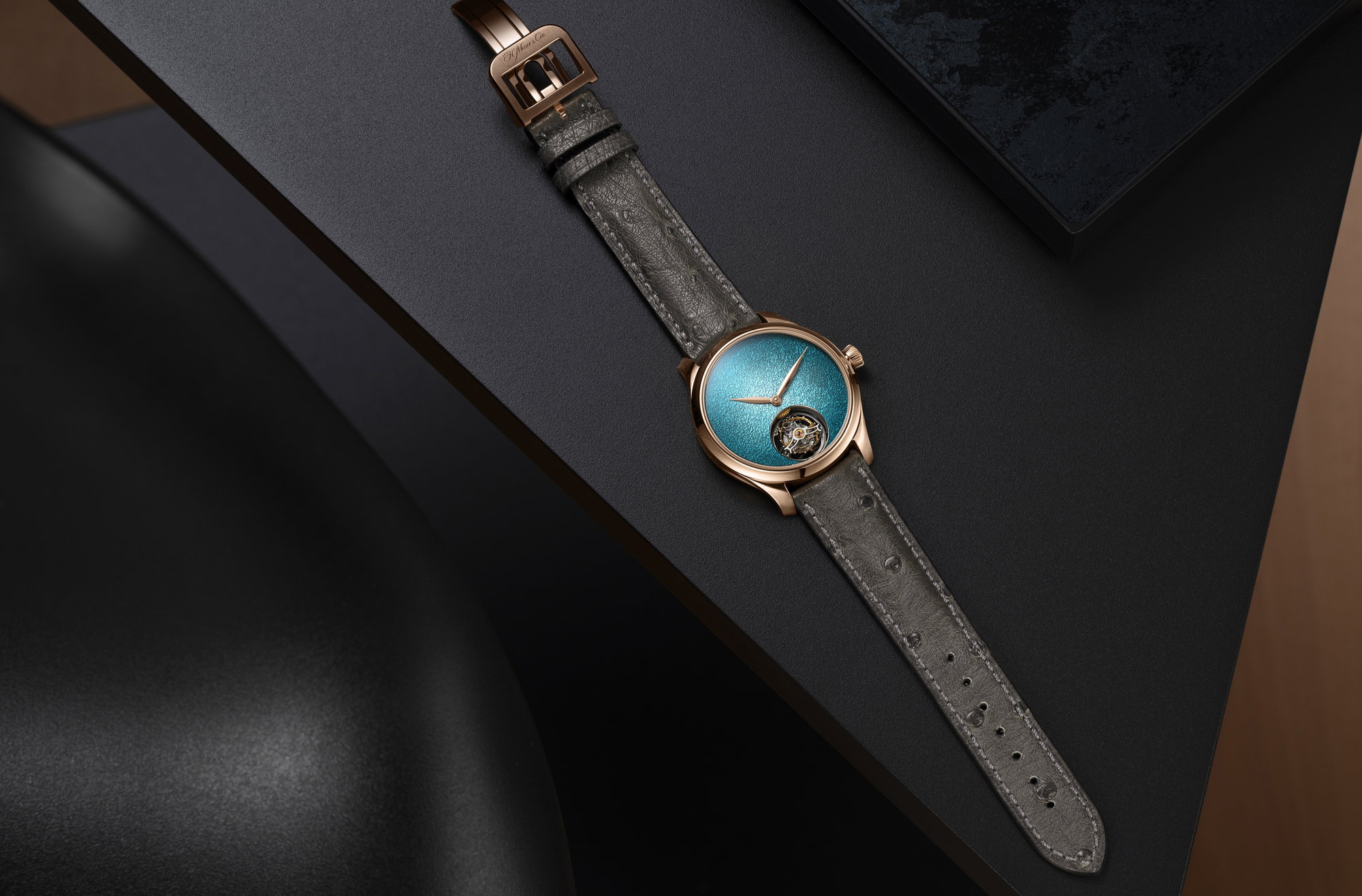 H. Moser & Cie Endeavour Tourbillon Concept Turquoise Enamel