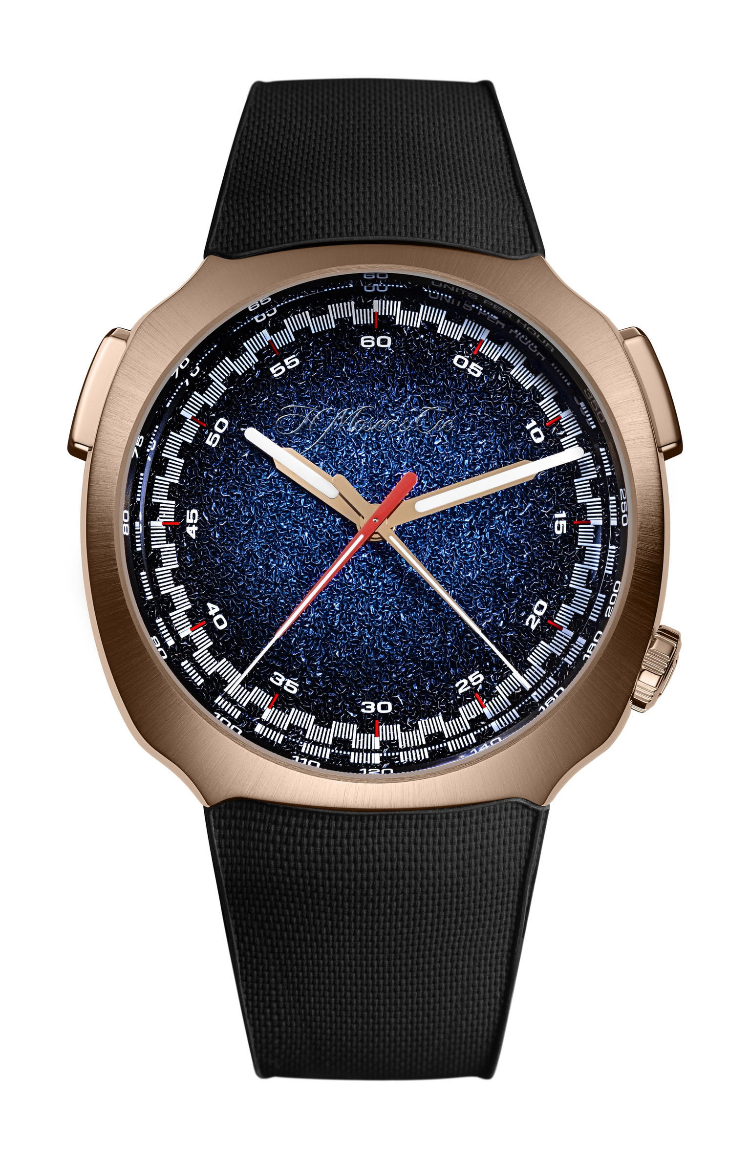 H. Moser & Cie Streamliner Flyback Chronograph Automatic Midnight Blue Fumé