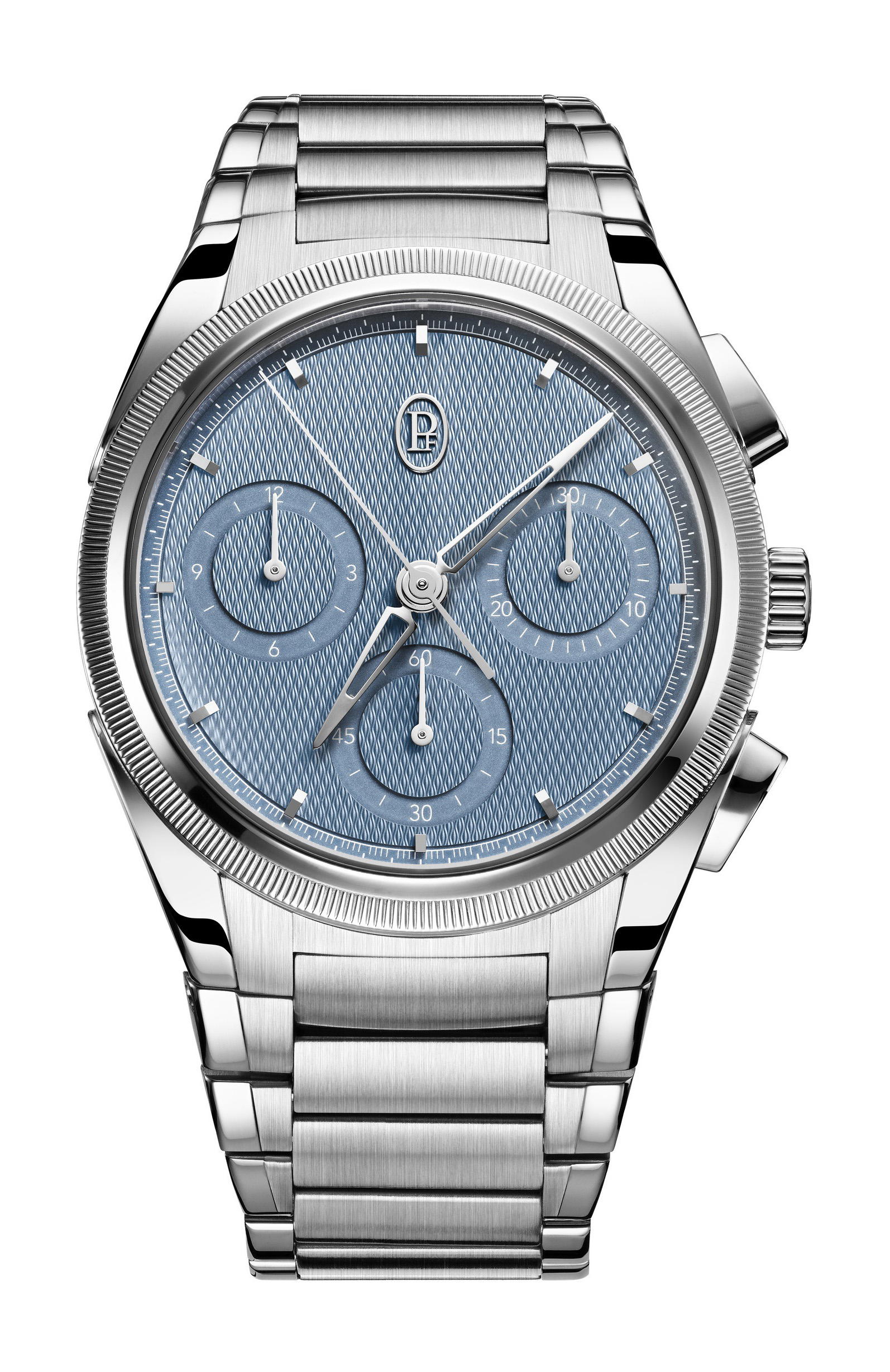 Parmigiani Fleurier Tonda PF Chronograph 40 No Date Steel Mineral Blue