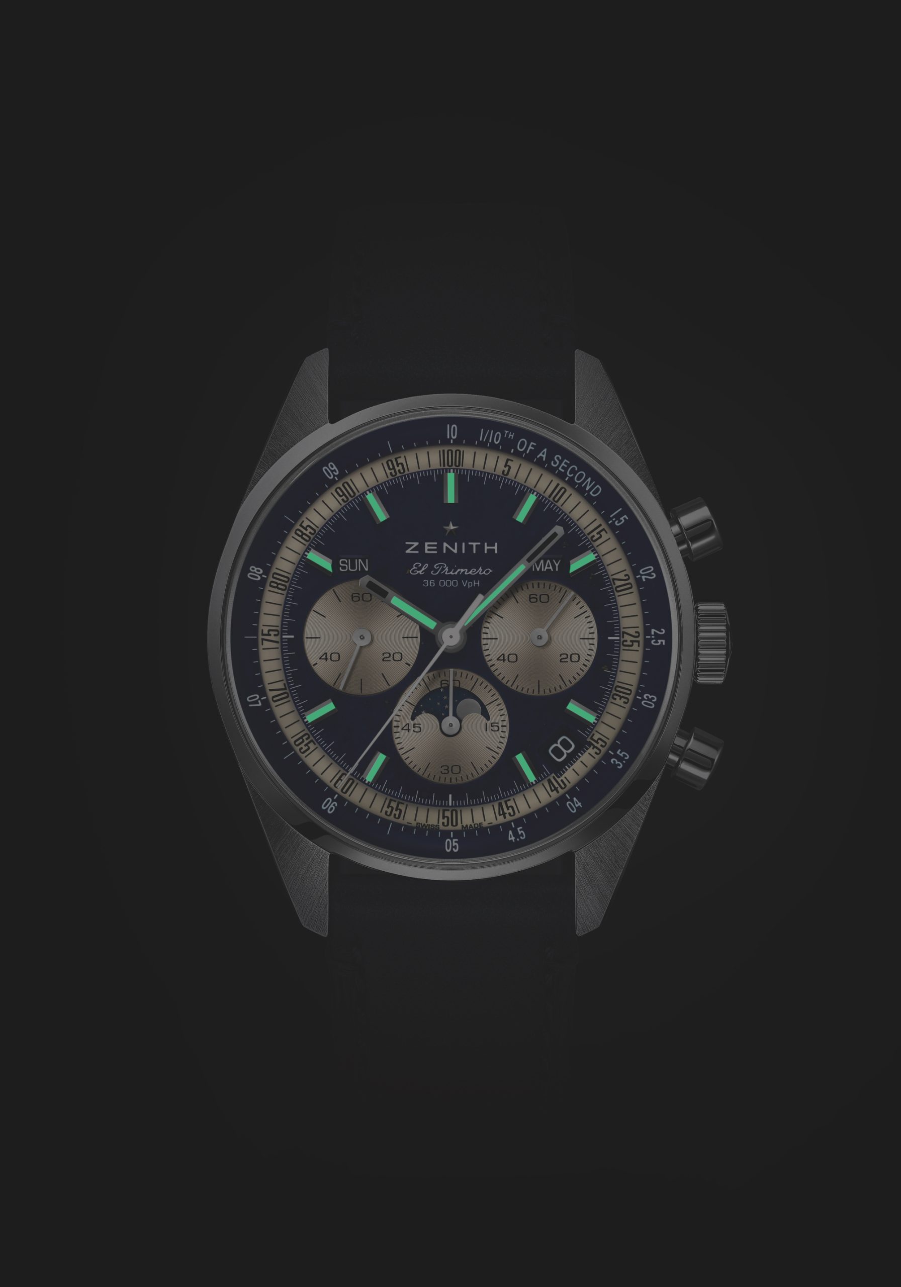 Zenith Chronomaster Original Triple Calendar Lapis Lazuli