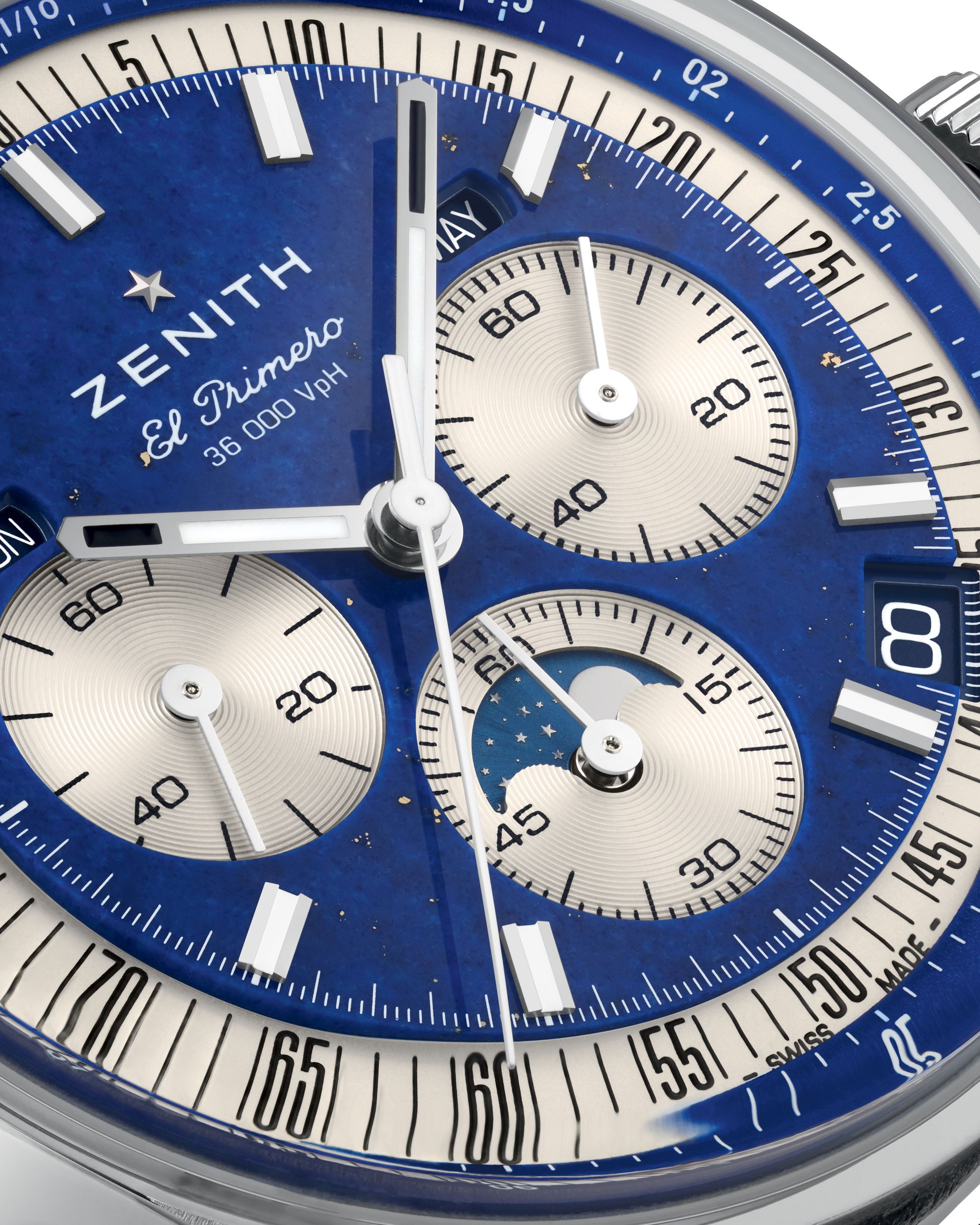 Zenith Chronomaster Original Triple Calendar Lapis Lazuli