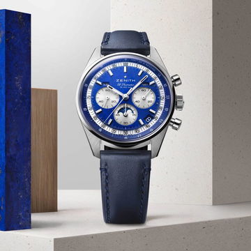 Zenith Chronomaster Original Triple Calendar Lapis Lazuli