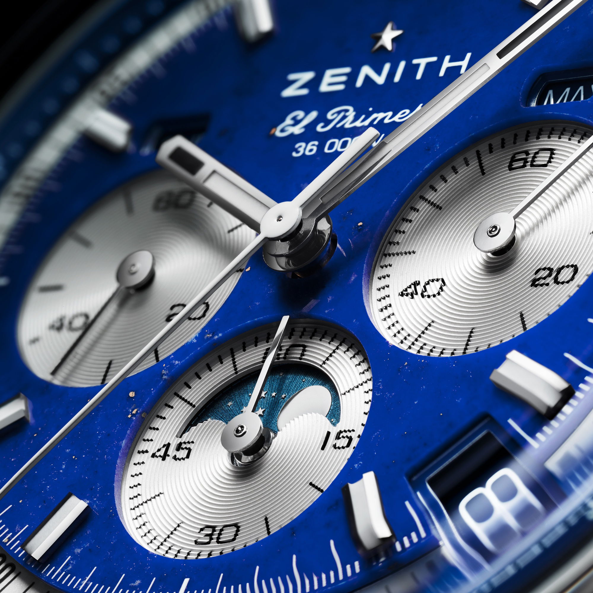 Zenith Chronomaster Original Triple Calendar Lapis Lazuli