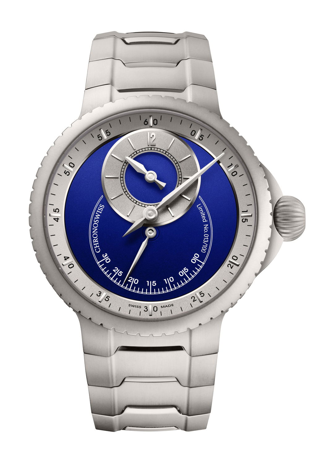 Chronoswiss Pulse One Blue – CH-6823T-BLS – $14,300