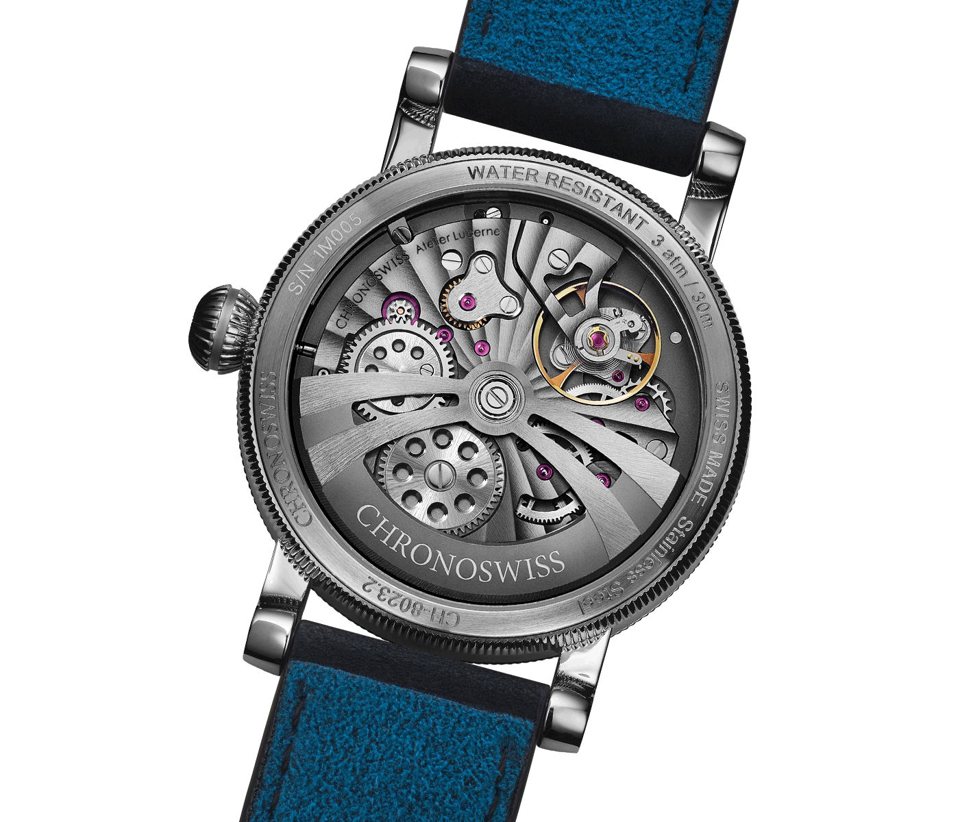 Chronoswiss Small Second Blue Orbit