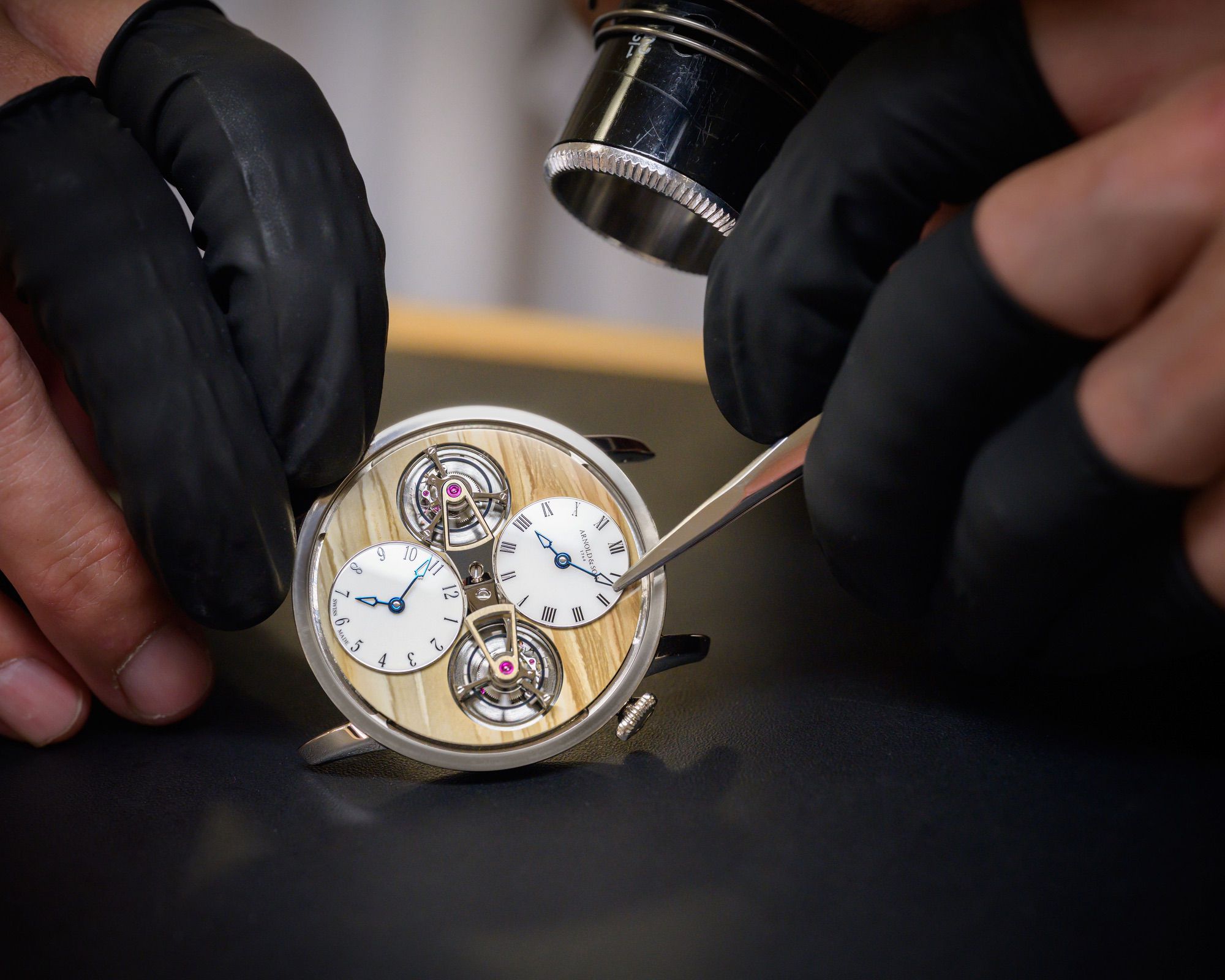 Arnold &amp; Son Arnold &amp; Son x Chronopassion Double Tourbillon « Landscape »