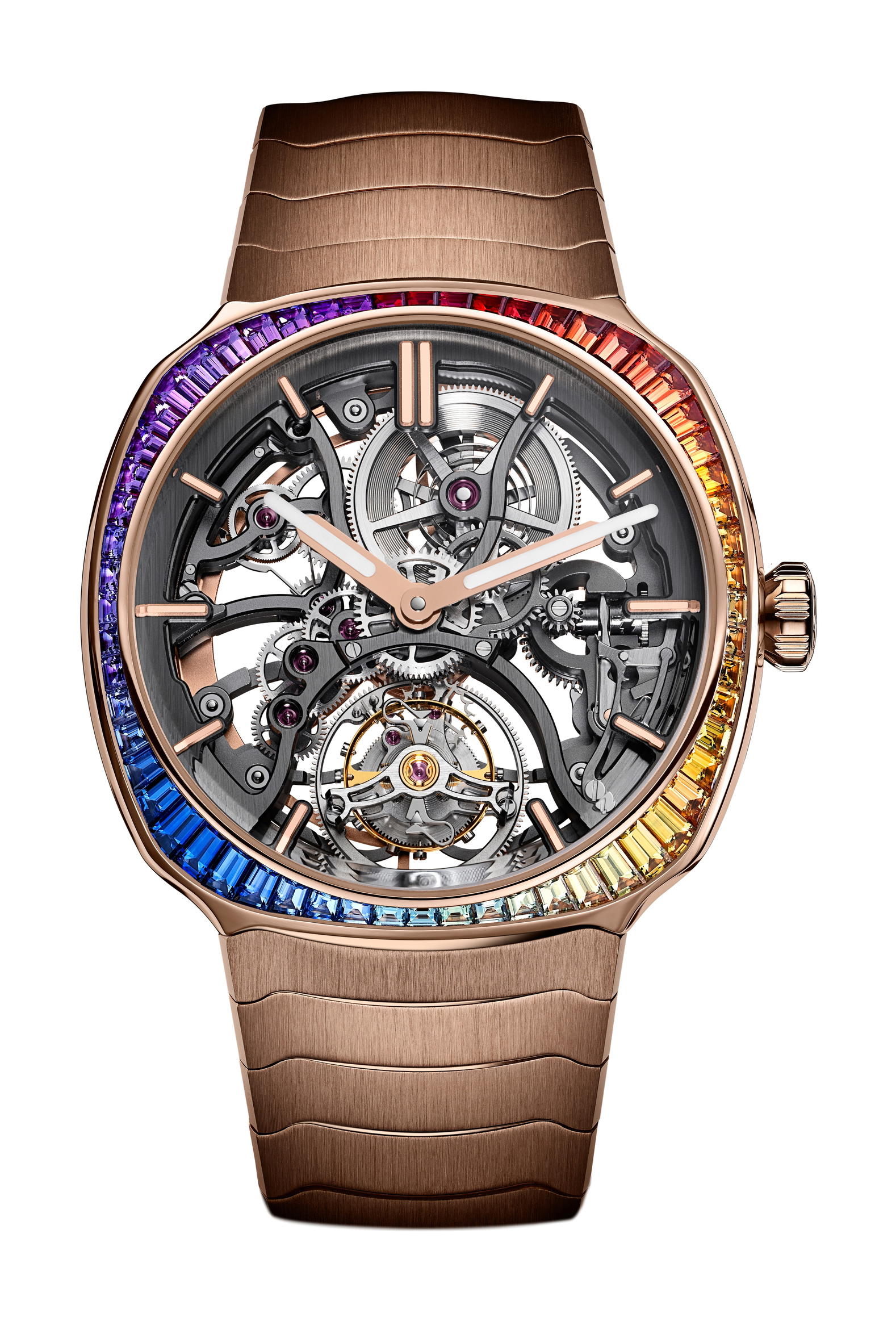 H. Moser & Cie Streamliner Tourbillon Skeleton Rainbow