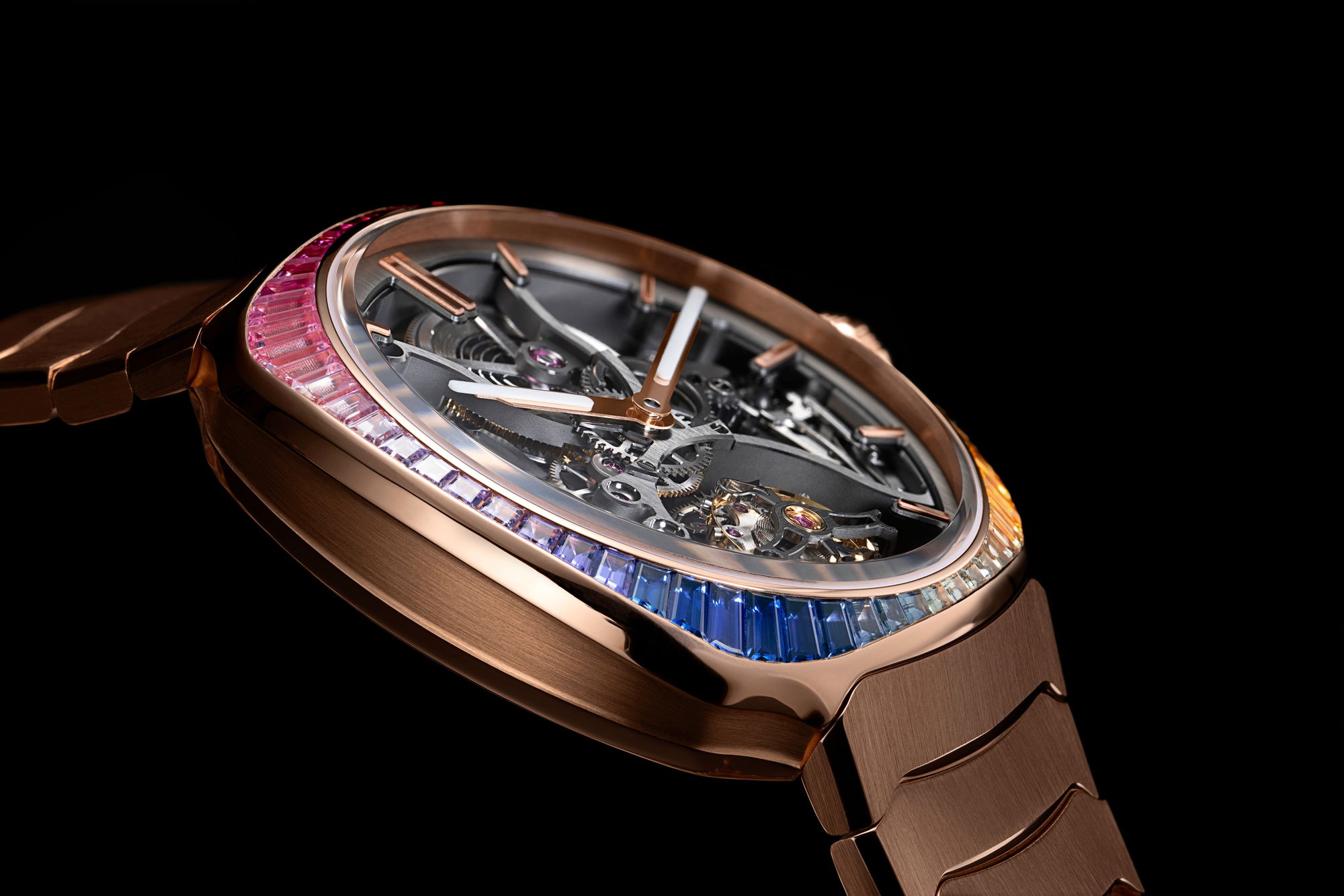 モリリン Streamliner Tourbillon Skeleton Rainbow - H. Moser & Cie.