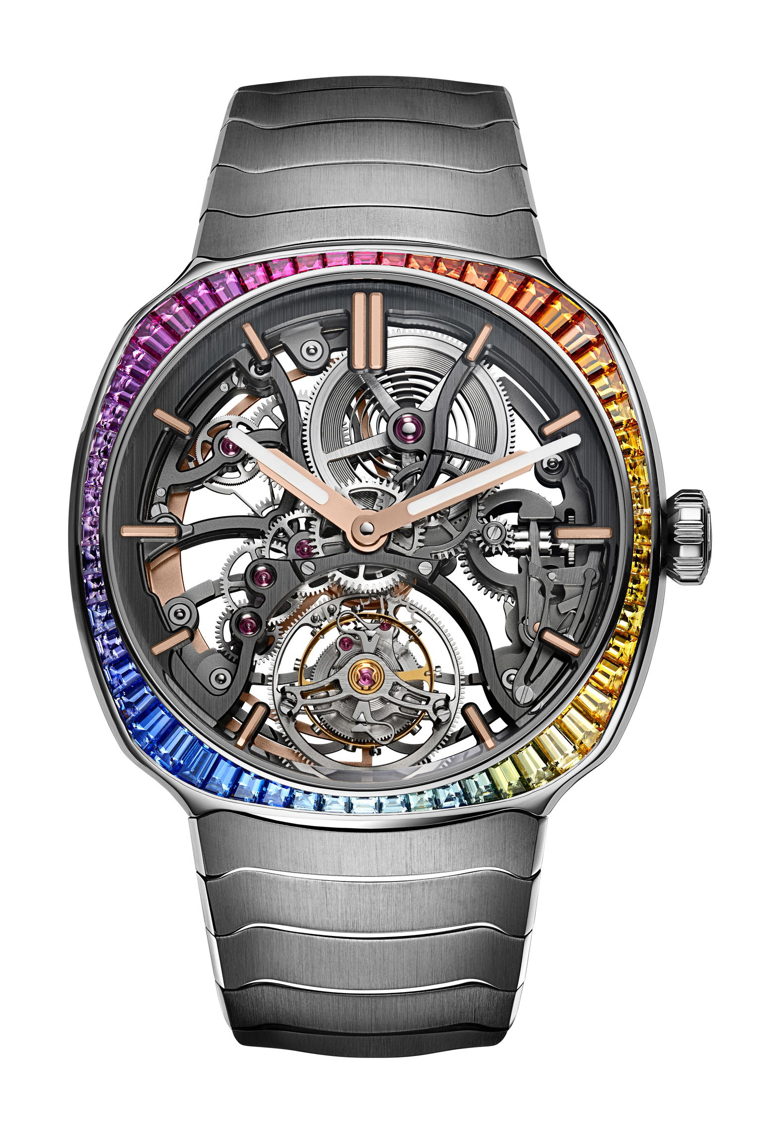 H. Moser & Cie Streamliner Tourbillon Skeleton Rainbow